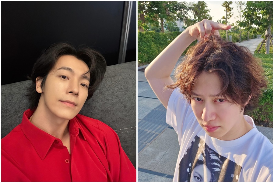 Super Junior團員金希澈與李東海在練習生時期，喜歡上同一個女生。（翻攝自金希澈、李東海IG)