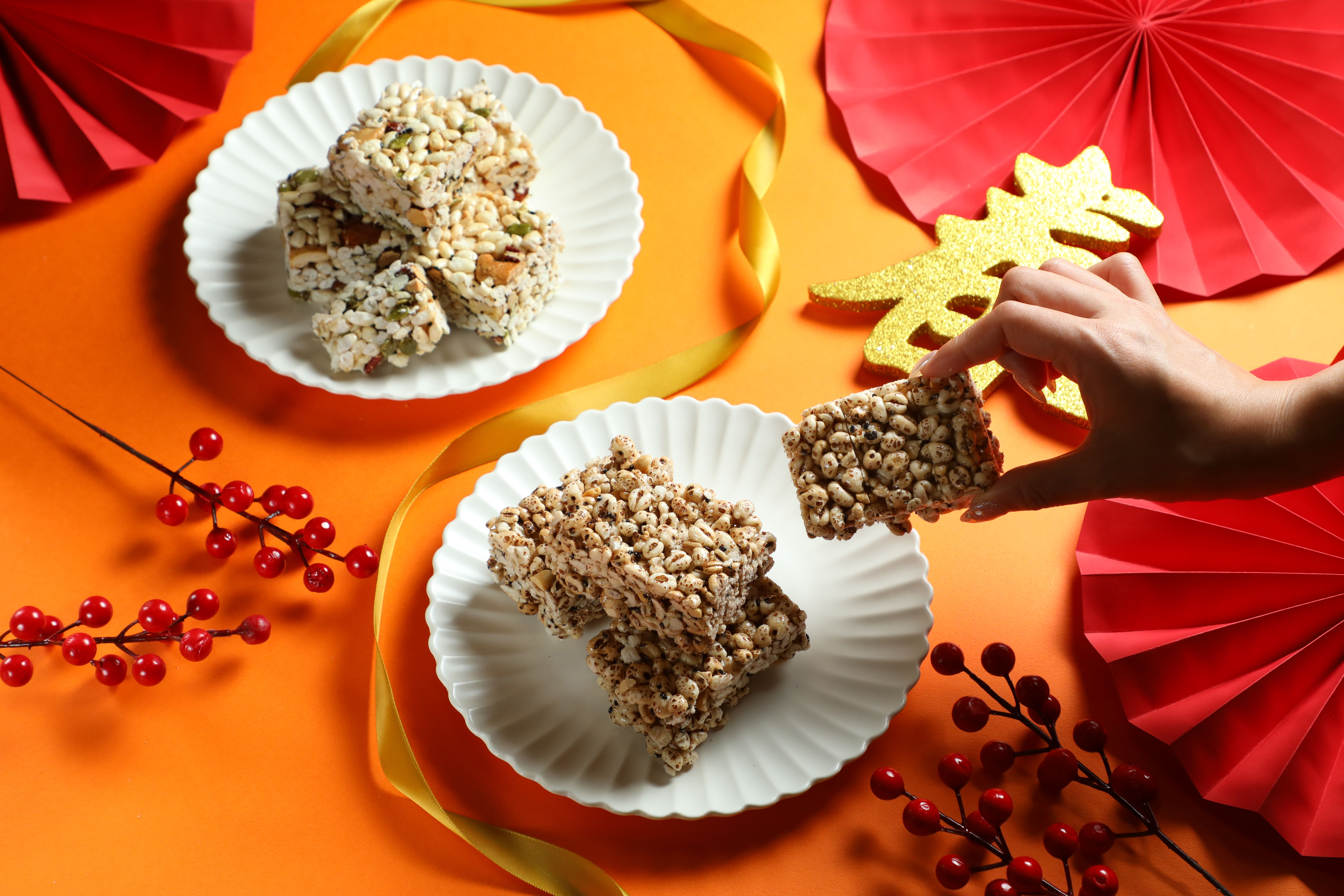 「展榮商號」招牌手工爆米香又香又酥，懷舊零食送禮自用都適合。