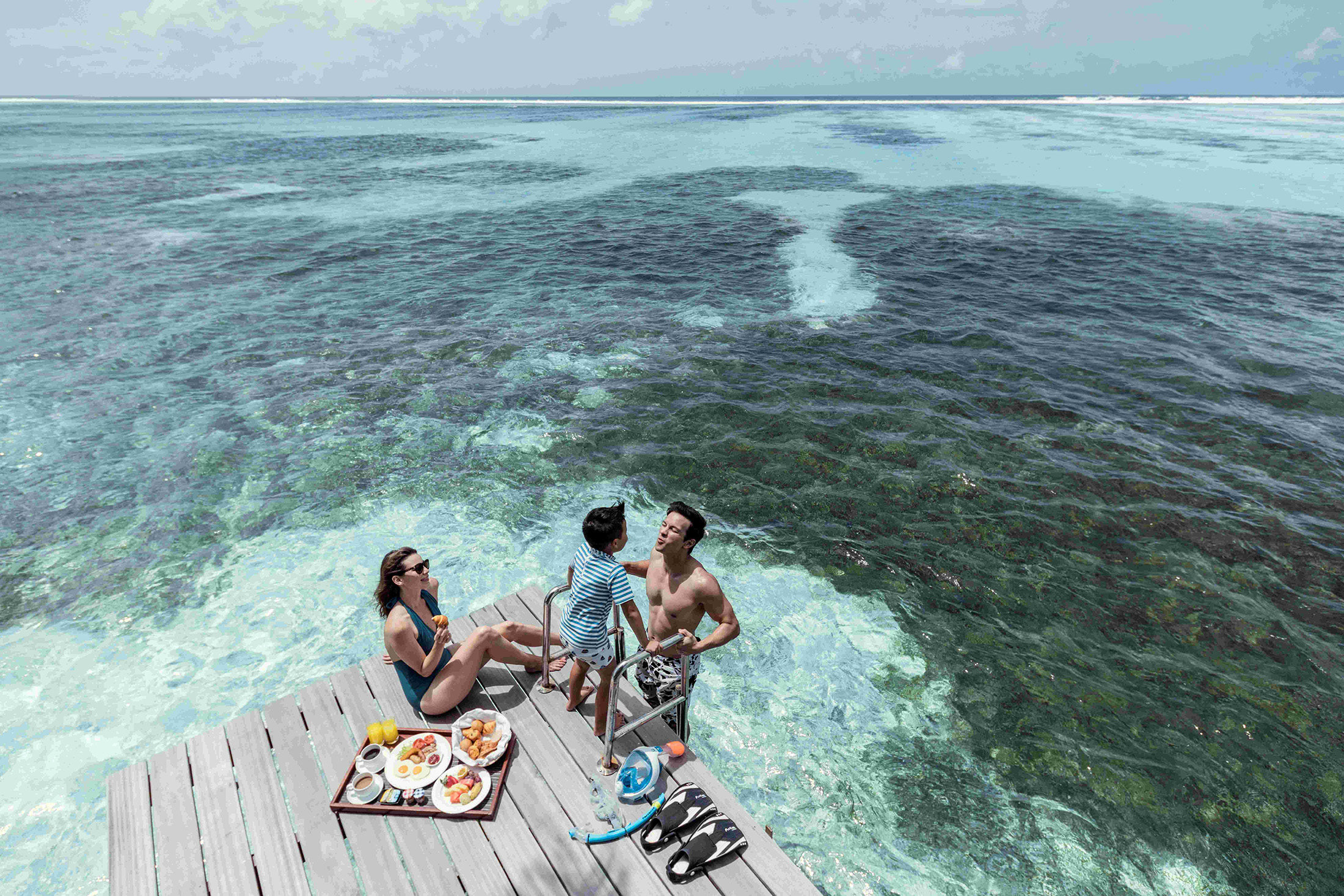 邁入歲末年初之際，知名全包式假期度假村Club Med推出多項行程優惠，寒假前往馬爾地夫度假，每人最高可省5萬元。（Club Med提供）