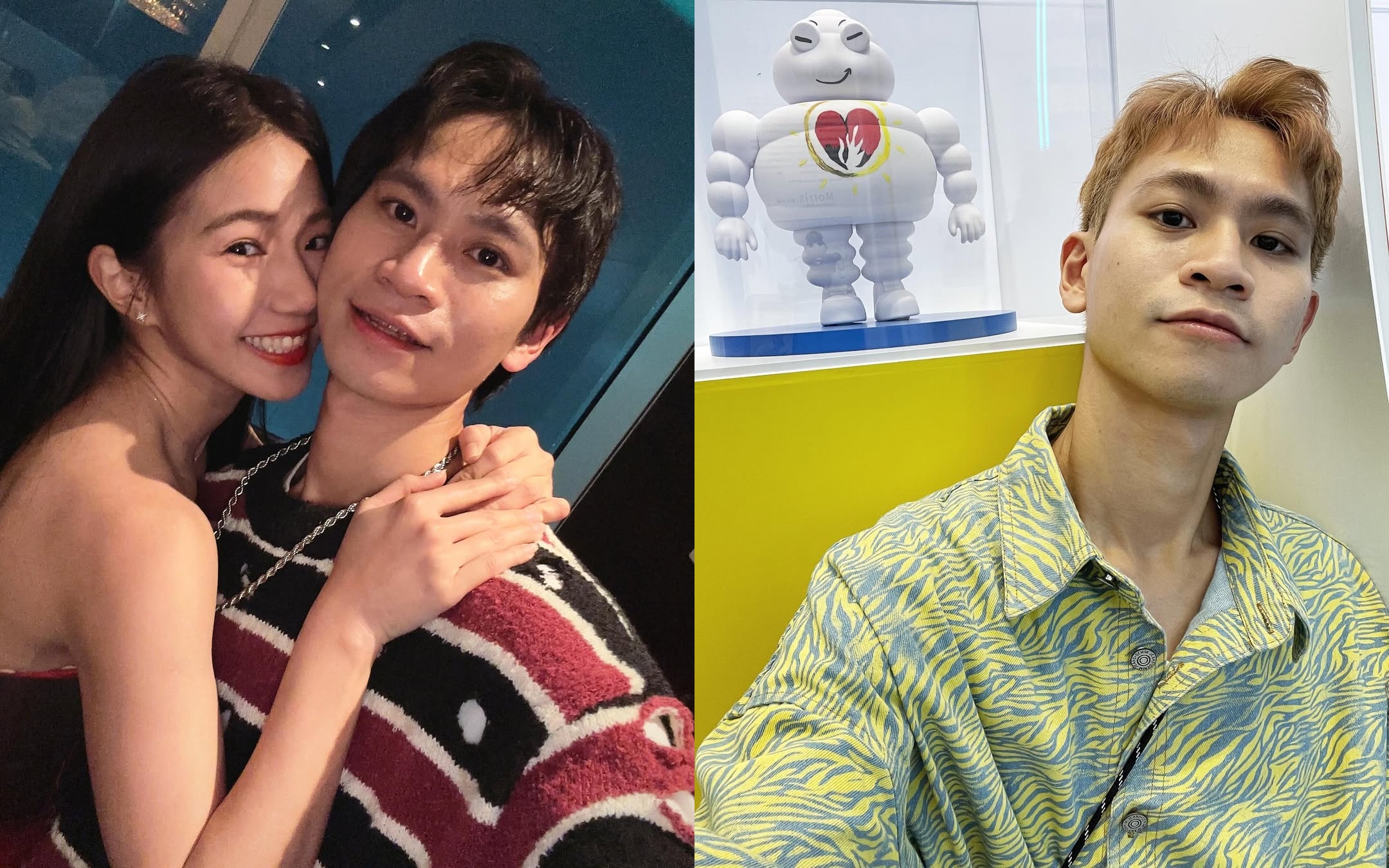 YouTuber情侶檔Andy與家寧官宣分手後，Andy指控家寧媽媽整碗捧。（翻攝IG@crowd520）