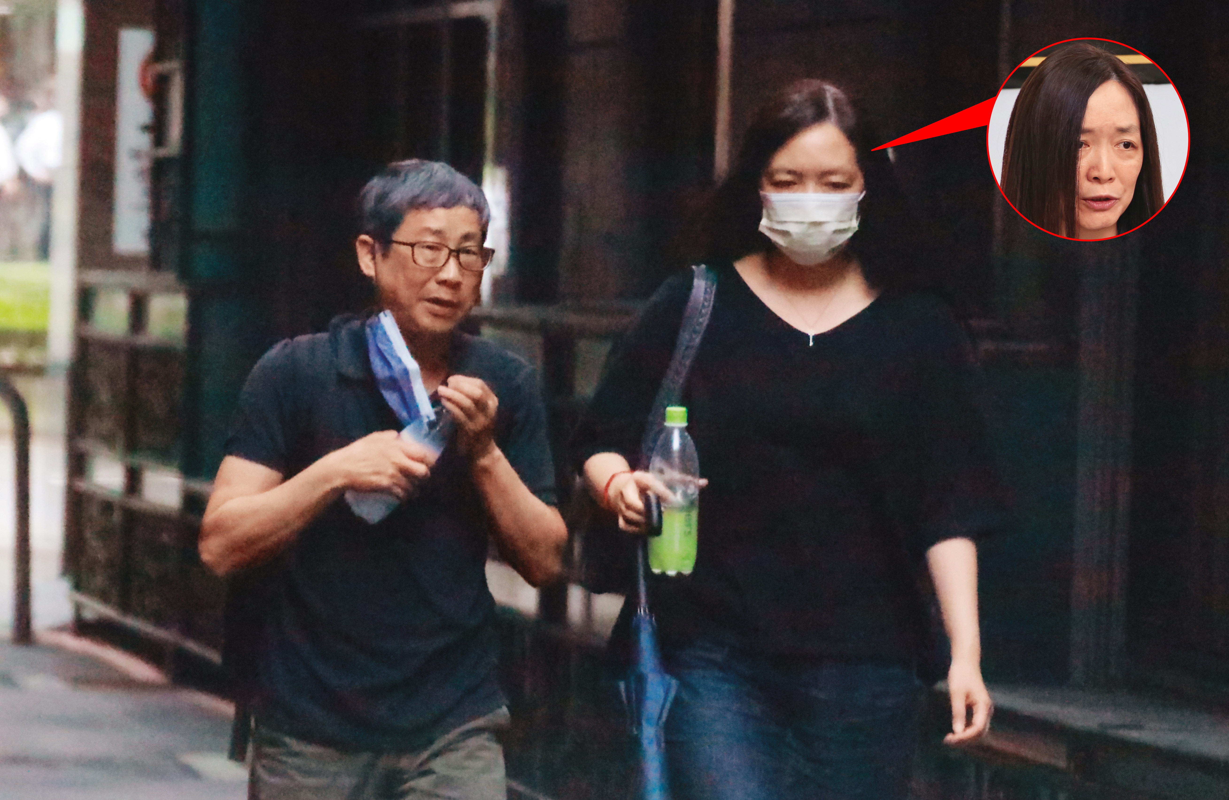凱思國際帳房李光昕（右）潛逃至中國藏匿近10個月，成為黃國昌涉弊案的最大斷點。