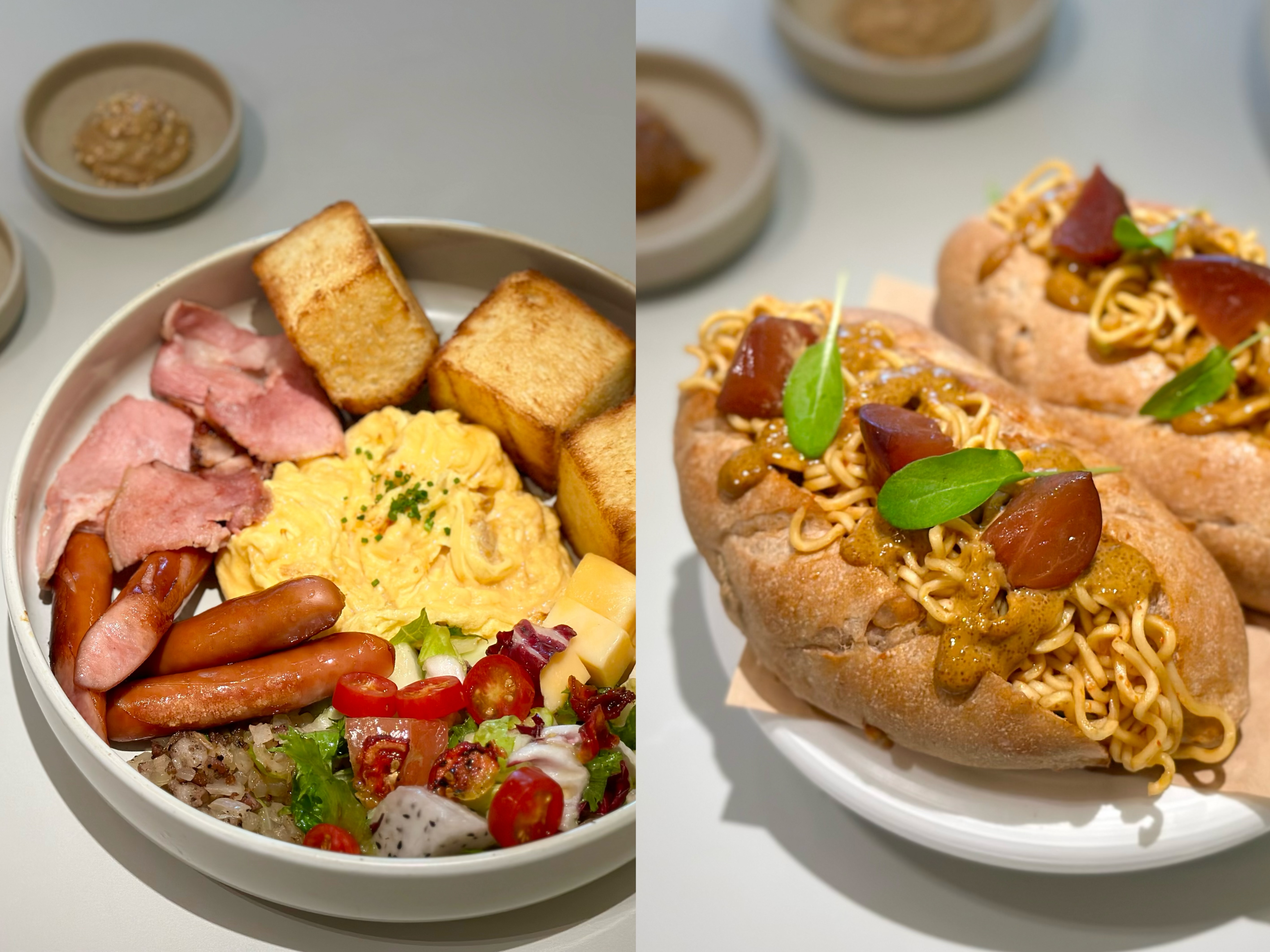 開在台北大巨蛋一樓的早午餐店「Lit Lit」，可以從早午餐吃到宵夜。