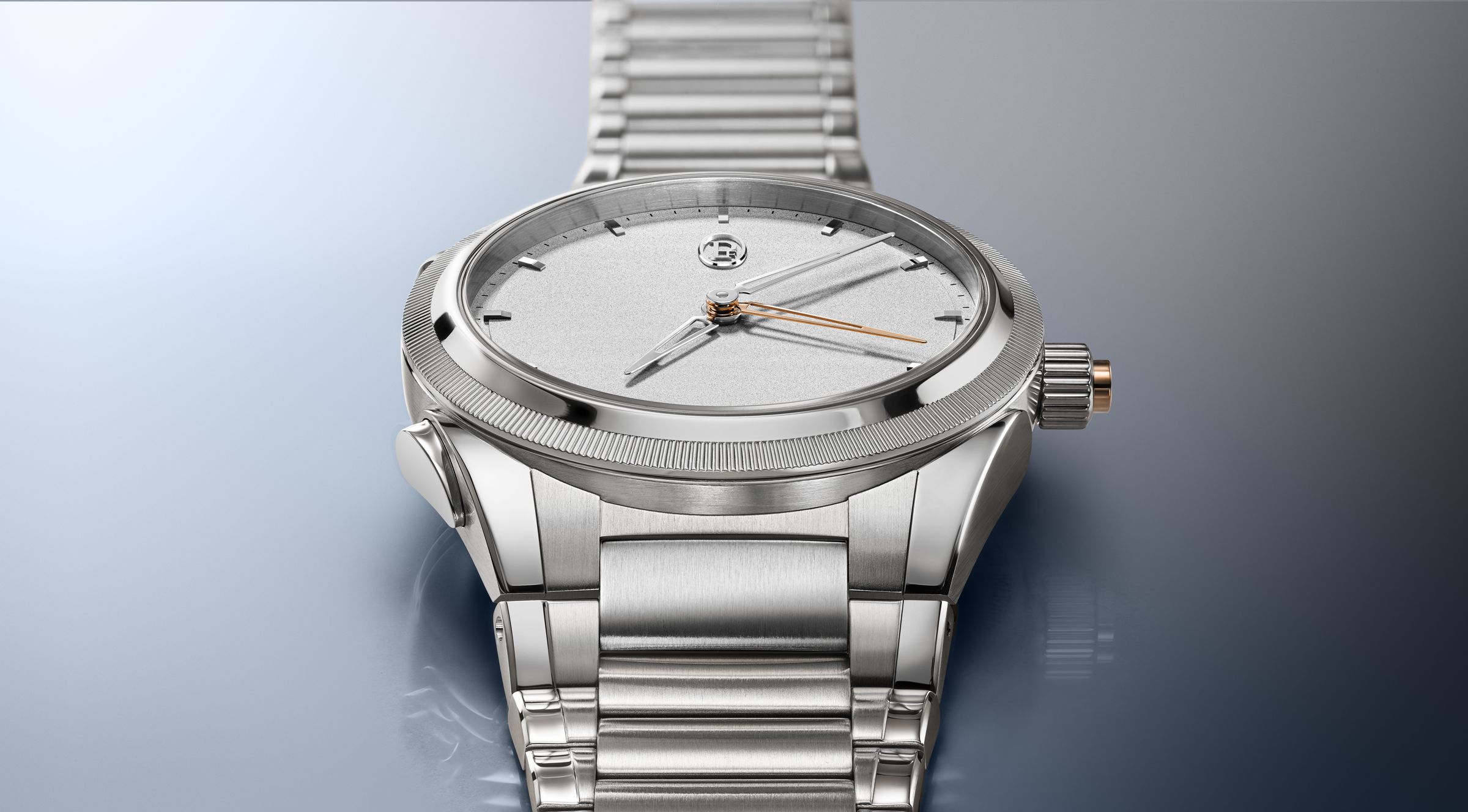 Tonda PF Minute Rattrapante｜錶徑40mm／950鉑金錶殼／時、分指示；追分針倒數計時功能／PF052自動上鍊機芯／防水60米／限量30只／參考價NT$3,423,000。