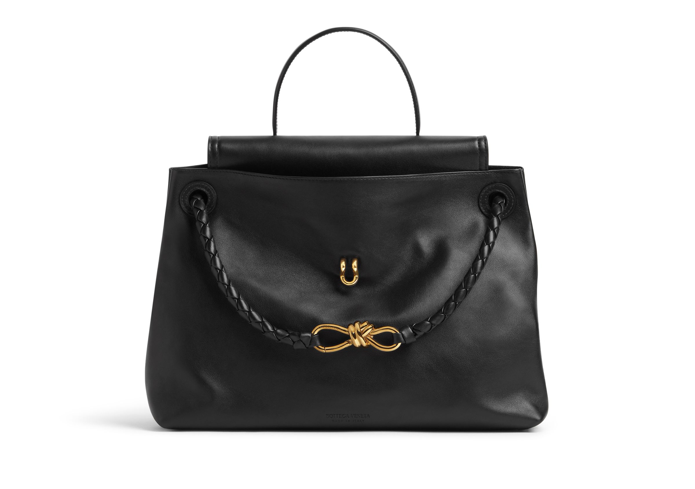 Ciao Ciao絲滑皮革手提肩背包。NT$186,900（BOTTEGA VENETA提供）