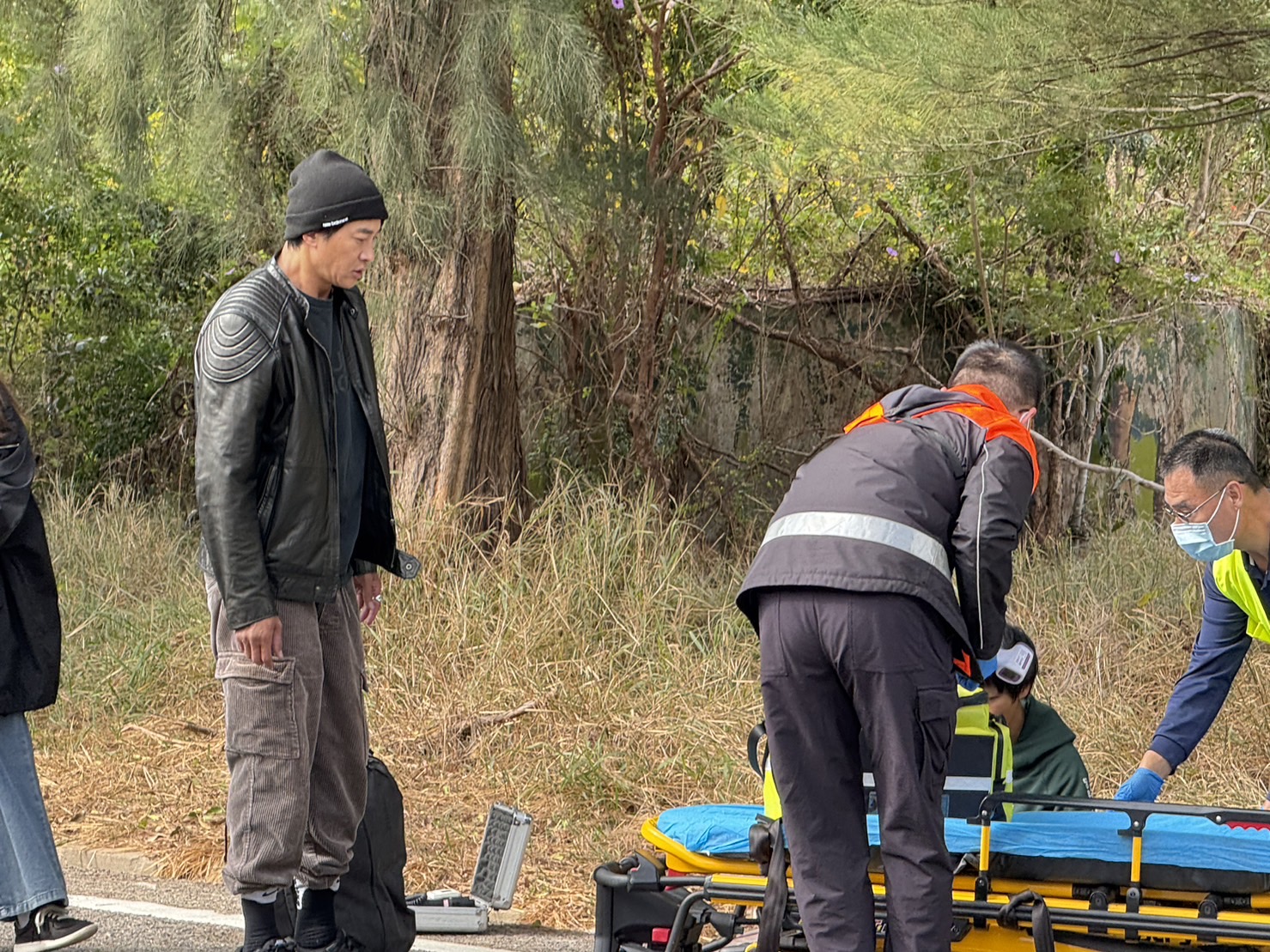 何潤東在金門遇上重大車禍。（民眾提供）