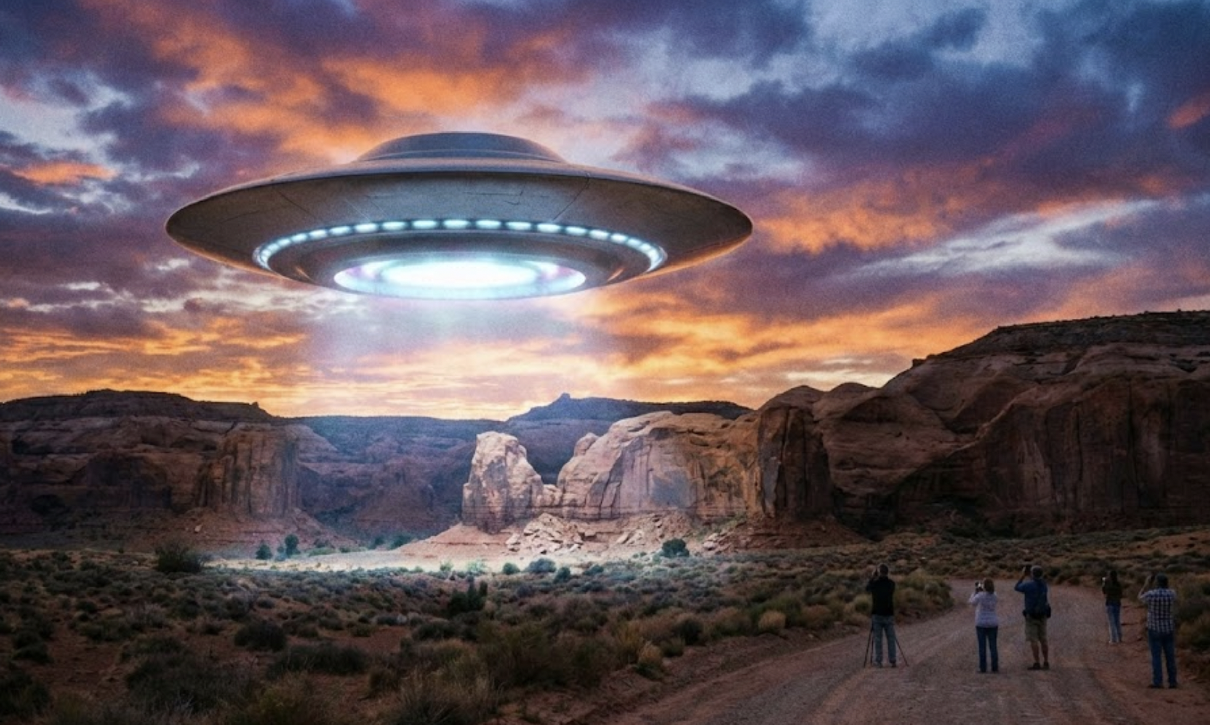 川普表示，自己已經指揮國防部及相關機構，啟動對外星生物、不明空中現象（UAP）以及不明飛行物（UFO）政府檔案的識別與公開流程。（示意圖，由AI生成）