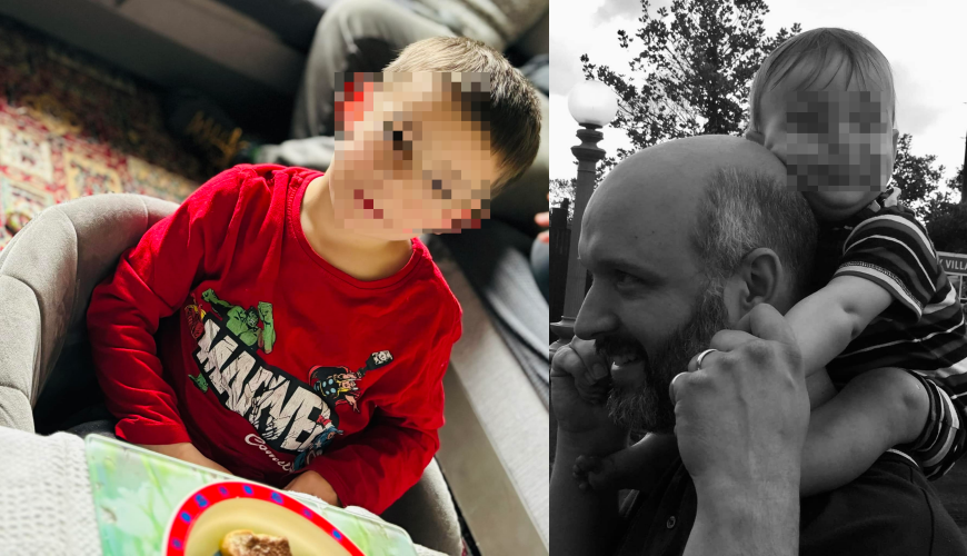 英國一對父子因一場火災不幸離開人間。（翻攝自Jessie Jack臉書）