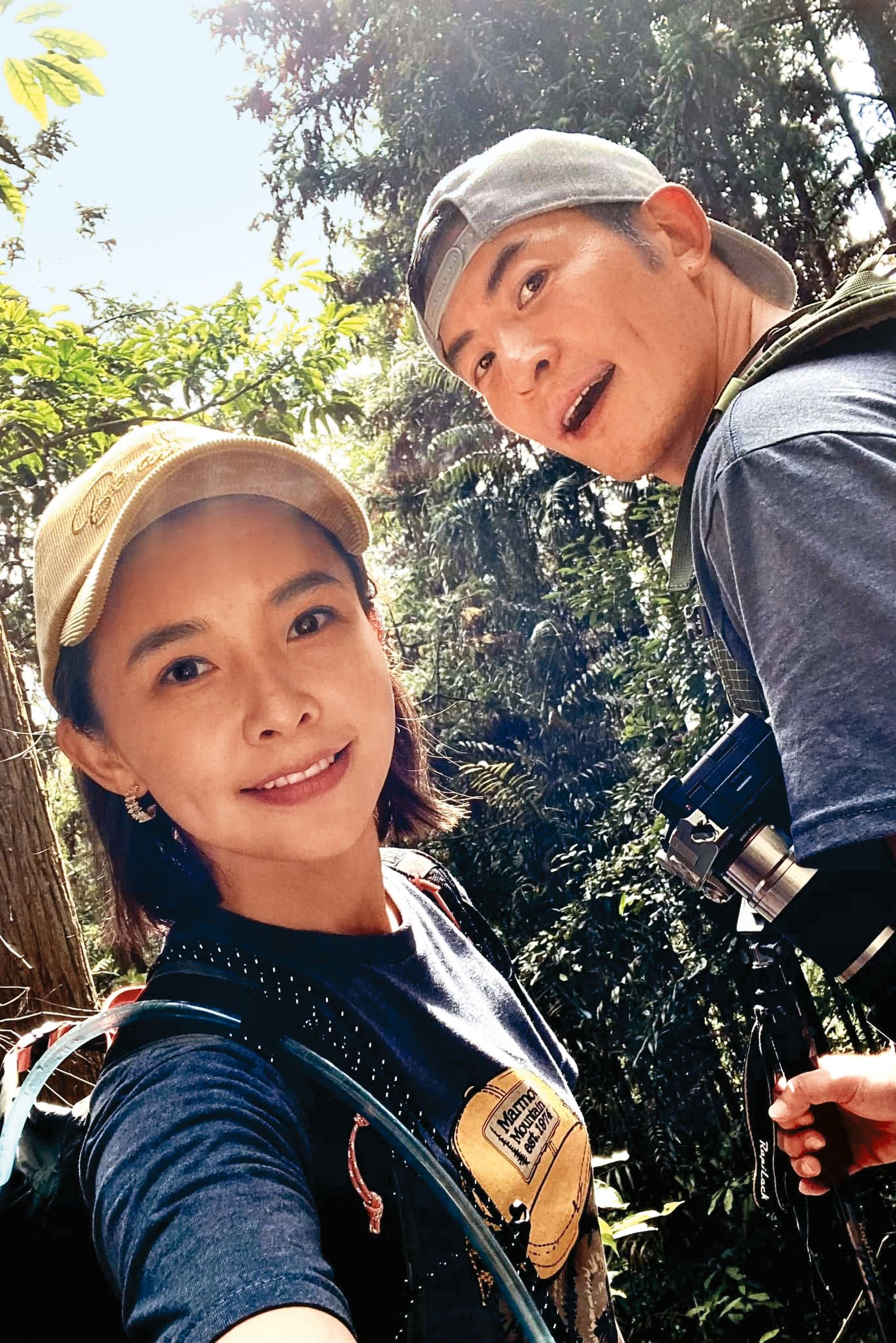 吳婉君（左）和趙駿亞（右）傳緋聞多時，但兩人始終不認戀情，直到家暴爆發才承認。（翻攝自趙駿亞臉書）