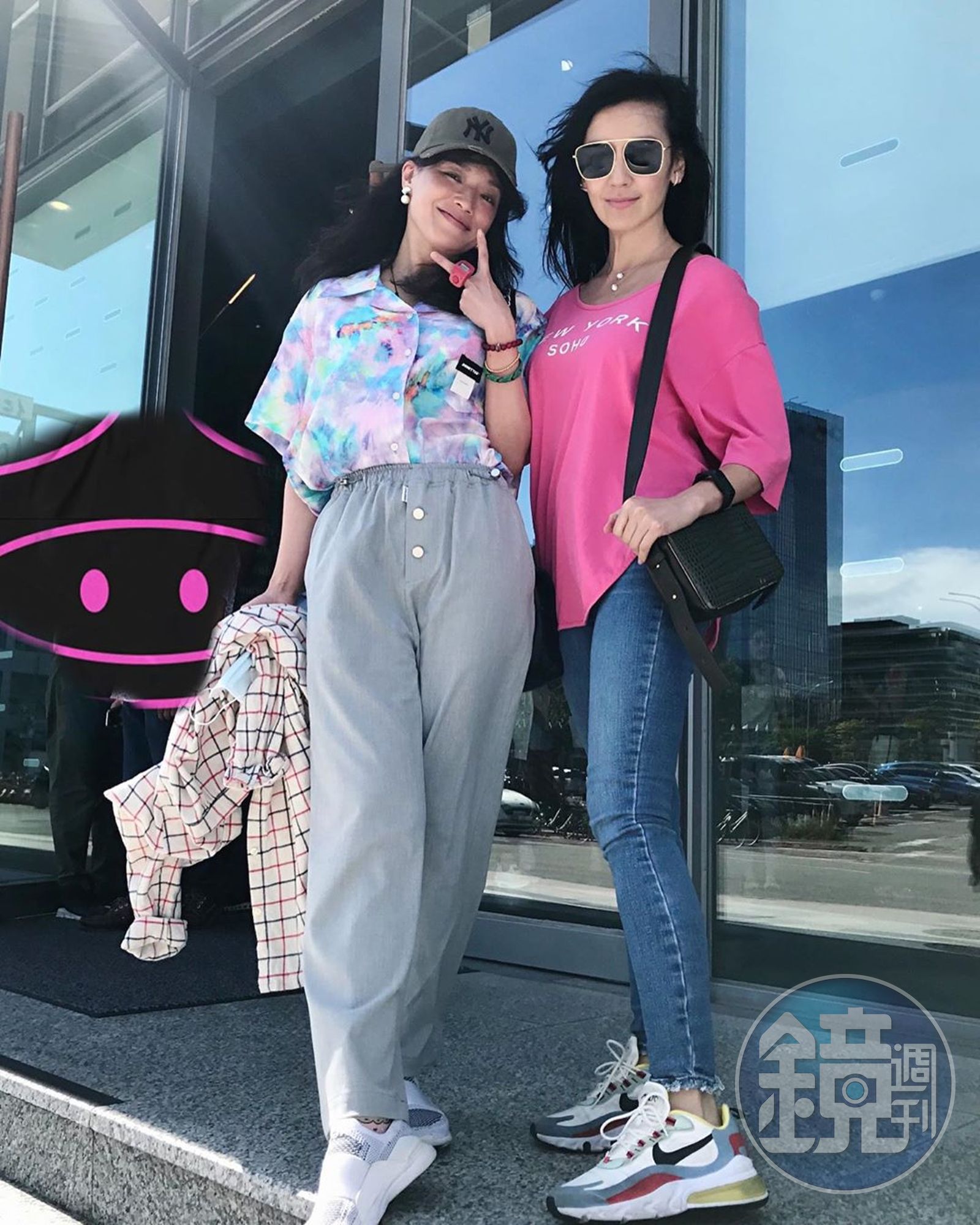 與林熙蕾是多年閨密,舒淇偶爾也會幫姊妹帶小孩,但小孩一哭就會丟回給親媽。(林熙蕾IG)