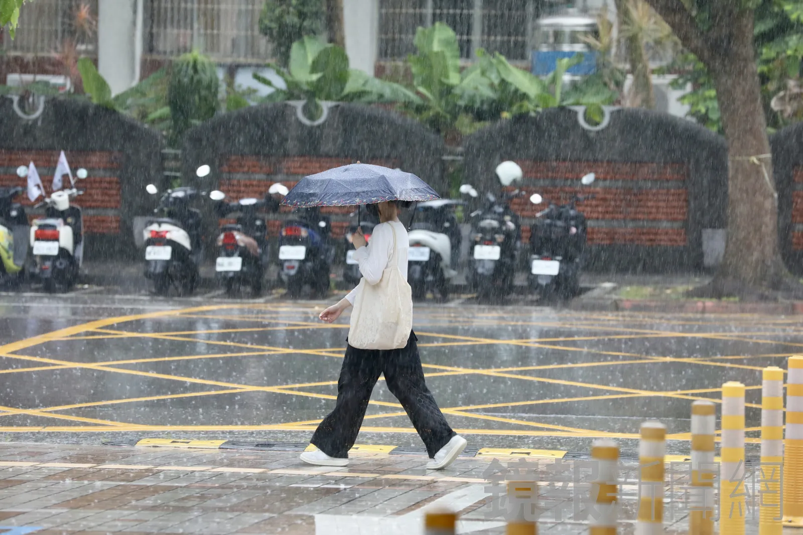 南方水氣影響「明起防大雨來襲」。（鏡報林煒凱）