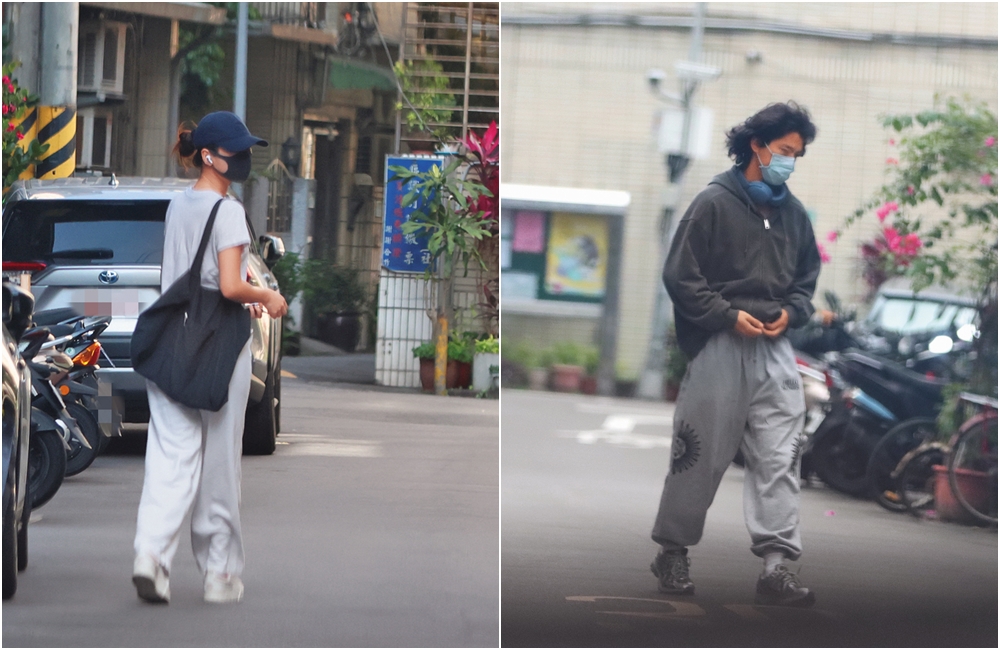 本刊直擊朱軒洋（右圖）到吳卓源（左圖）家過夜之後，兩人前後認愛。