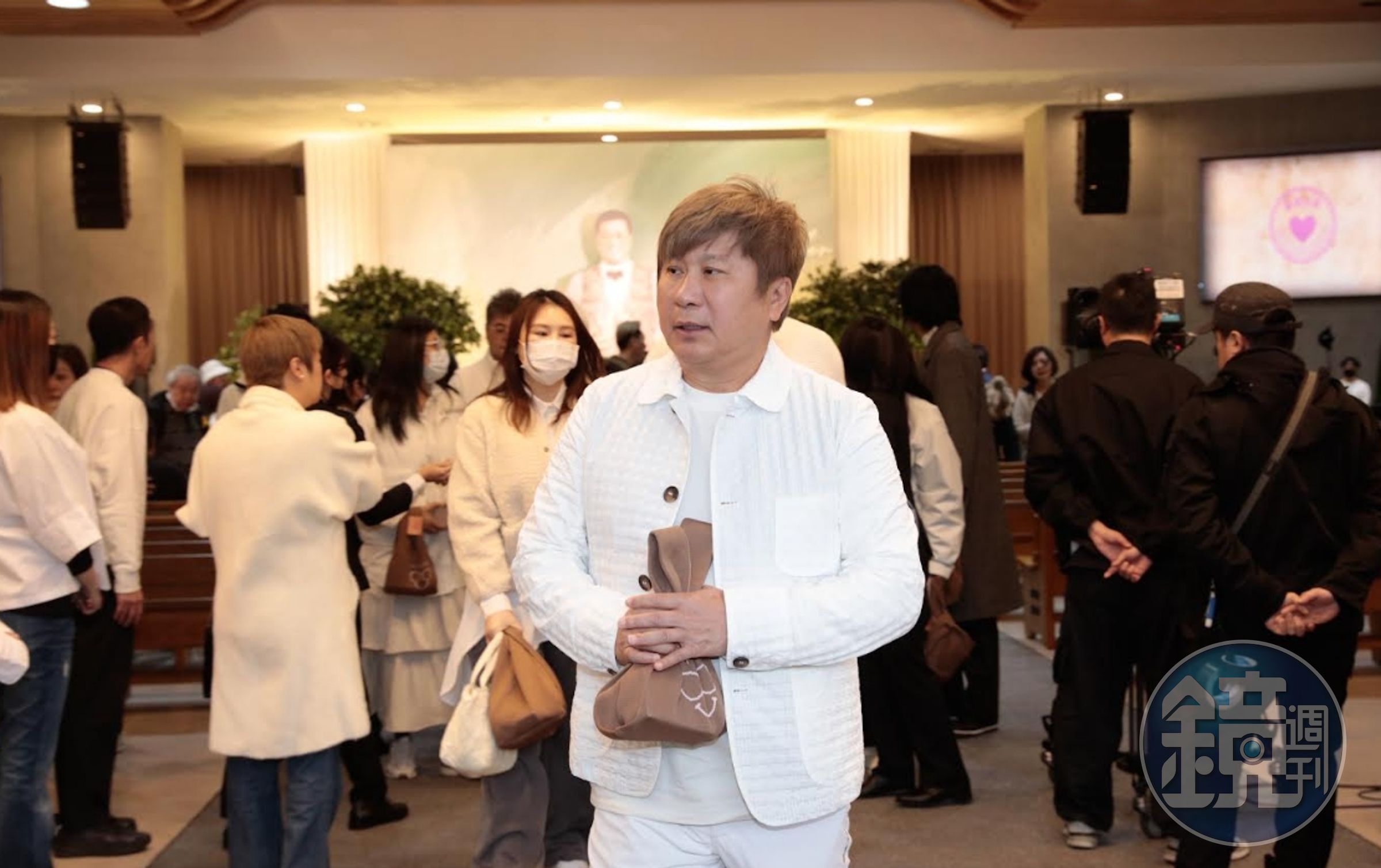 胡瓜到場送好友林光寧最後一程。