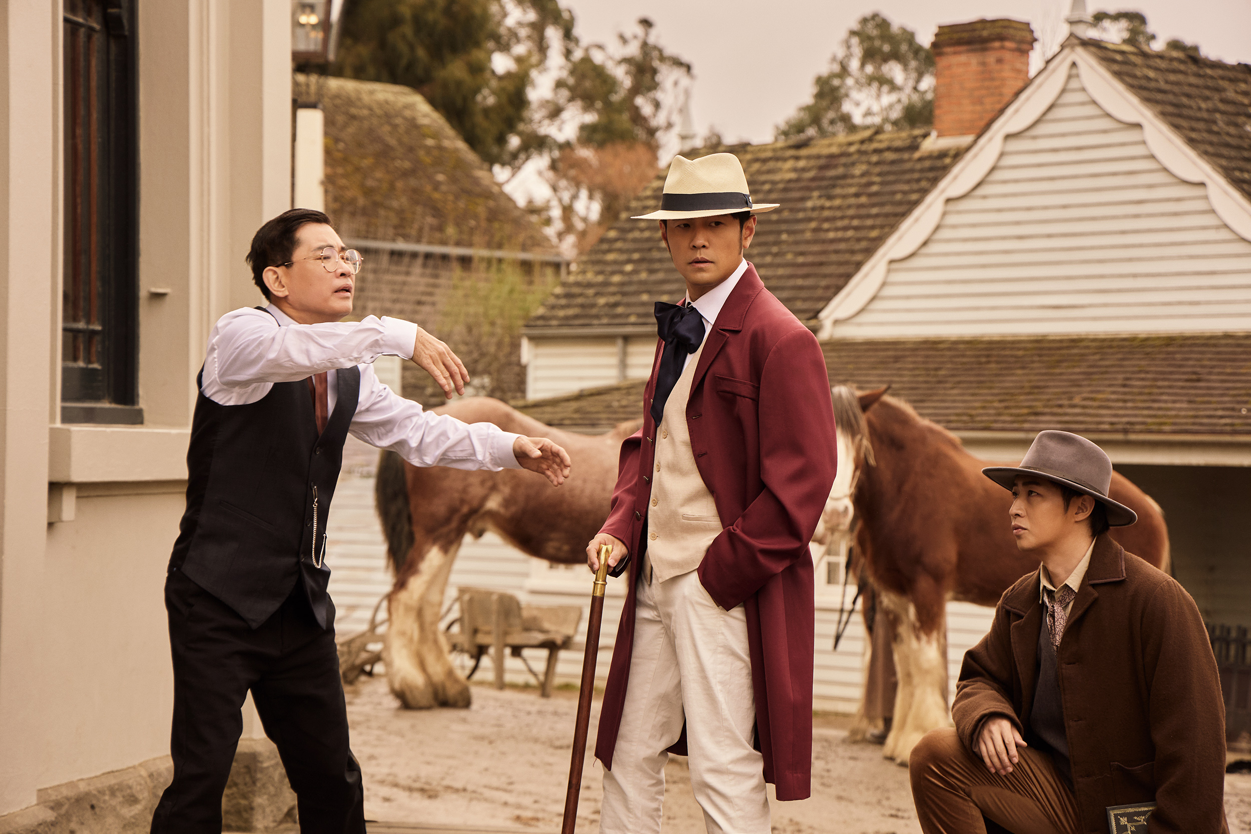 周杰倫的新歌〈淘金小鎮〉,先拍MV再寫歌。(杰威爾提供)