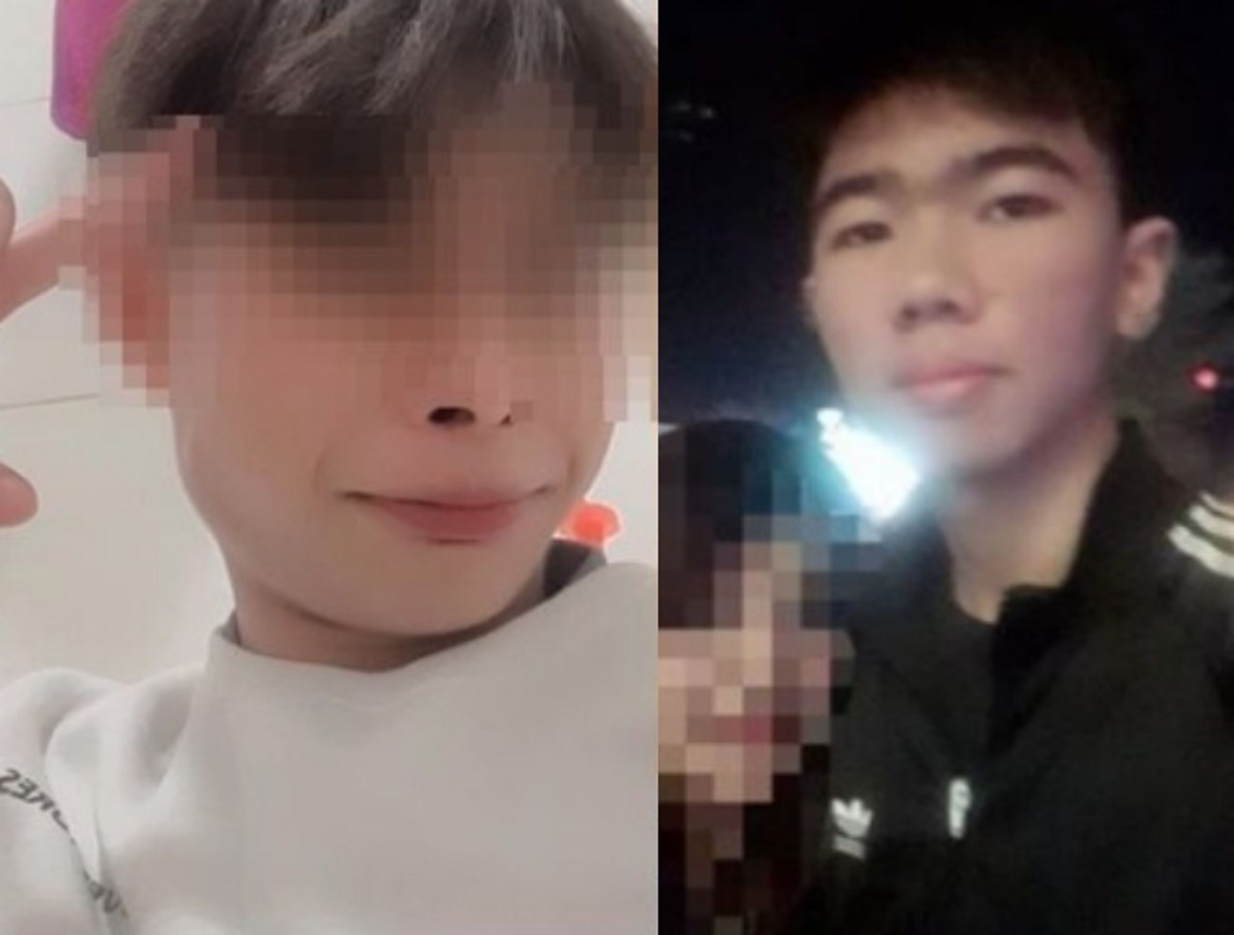 日前又傳出一名高中生(左)被報失蹤後發現已出境,該名高中生為郭宇軒(右)的學弟。(家屬提供)