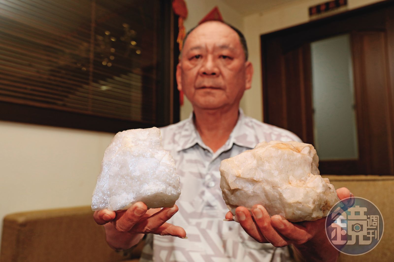 北原總經理林振光（圖）指出，水社大山的礦石可提煉製造晶圓、晶片，價值連城