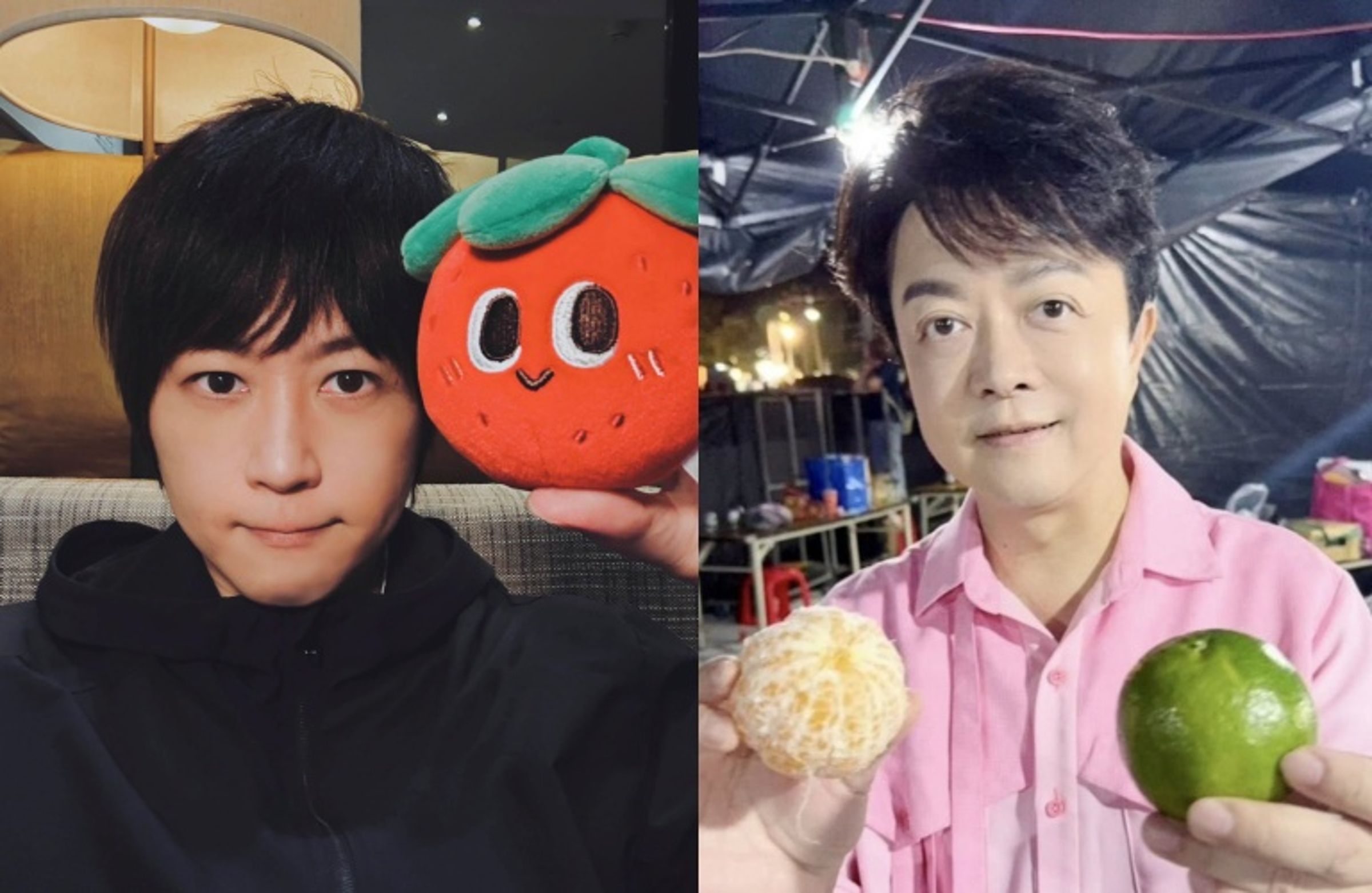 五月天阿信（左）迎接半百生日，網友意外發現他與台語歌王翁立友（右）竟是同歲，引爆熱議。（翻攝自臉書/五月天 阿信、翁立友 only you）