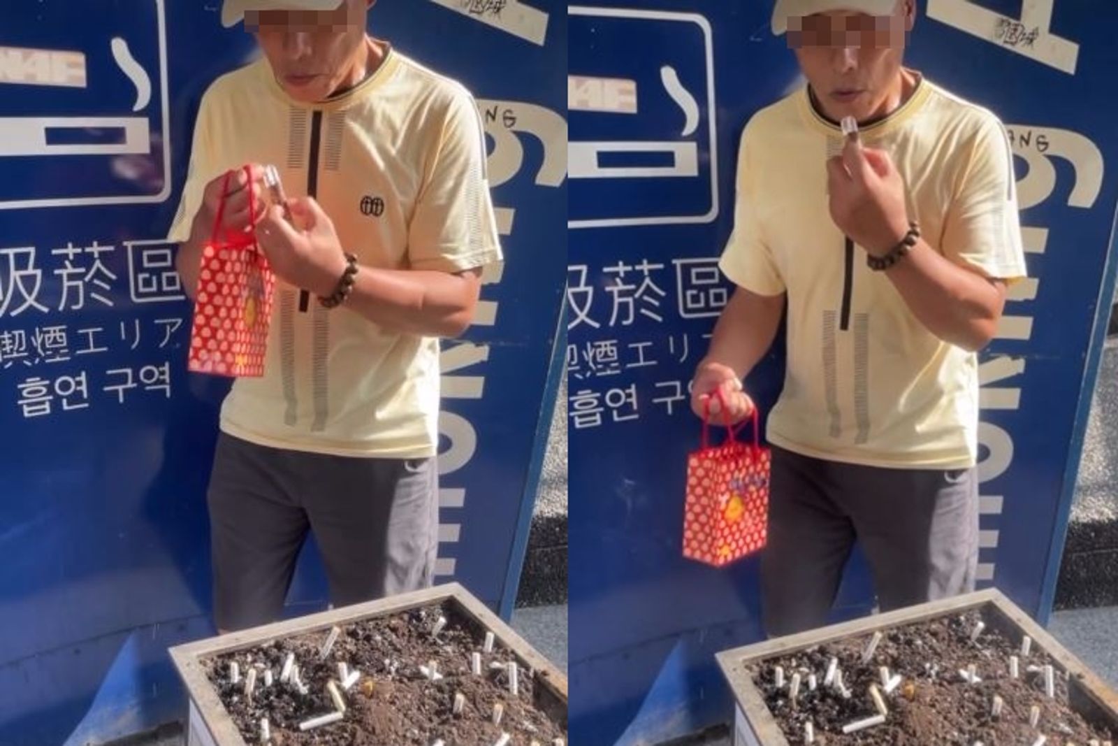 吸菸區不是喪屍區!基隆街頭驚見男子疑吸「喪屍菸彈」狂顫 市民無奈:見怪不怪
