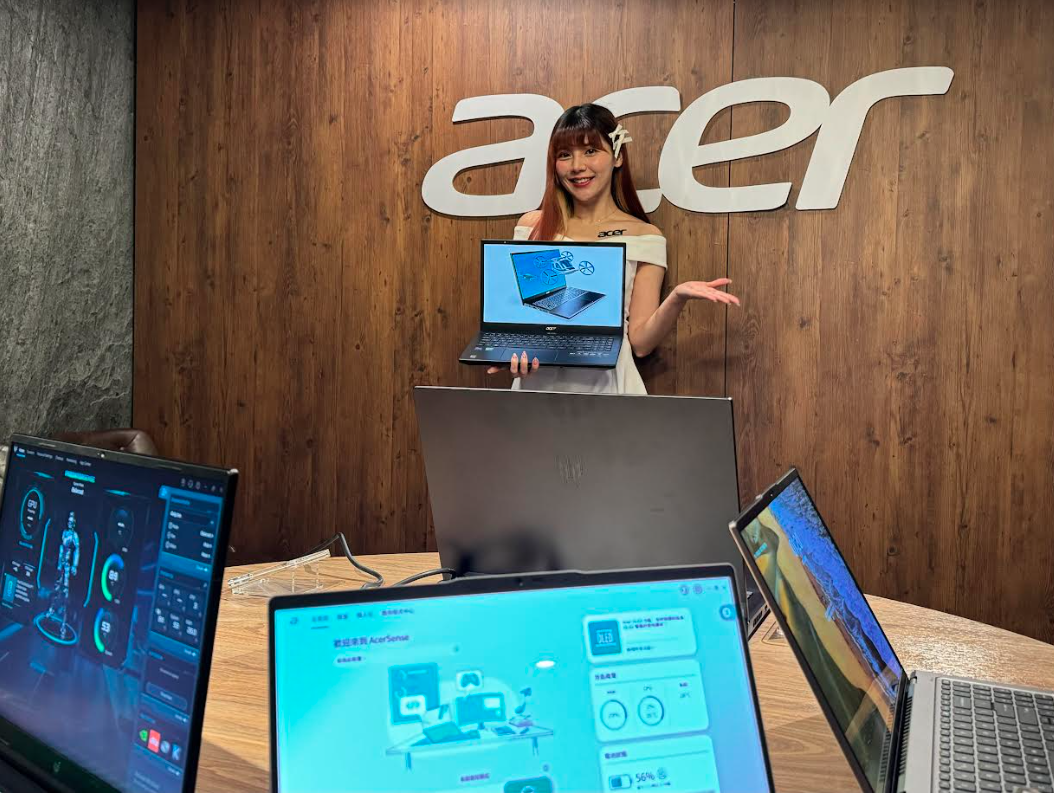 迎戰AI PC元年，宏碁新品一波接一波。