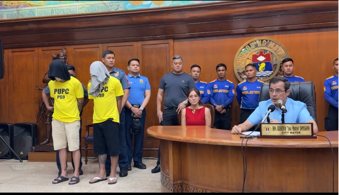 菲律賓警方召開記者會說明該案偵辦進度。（翻攝自X@BanSocksMania）