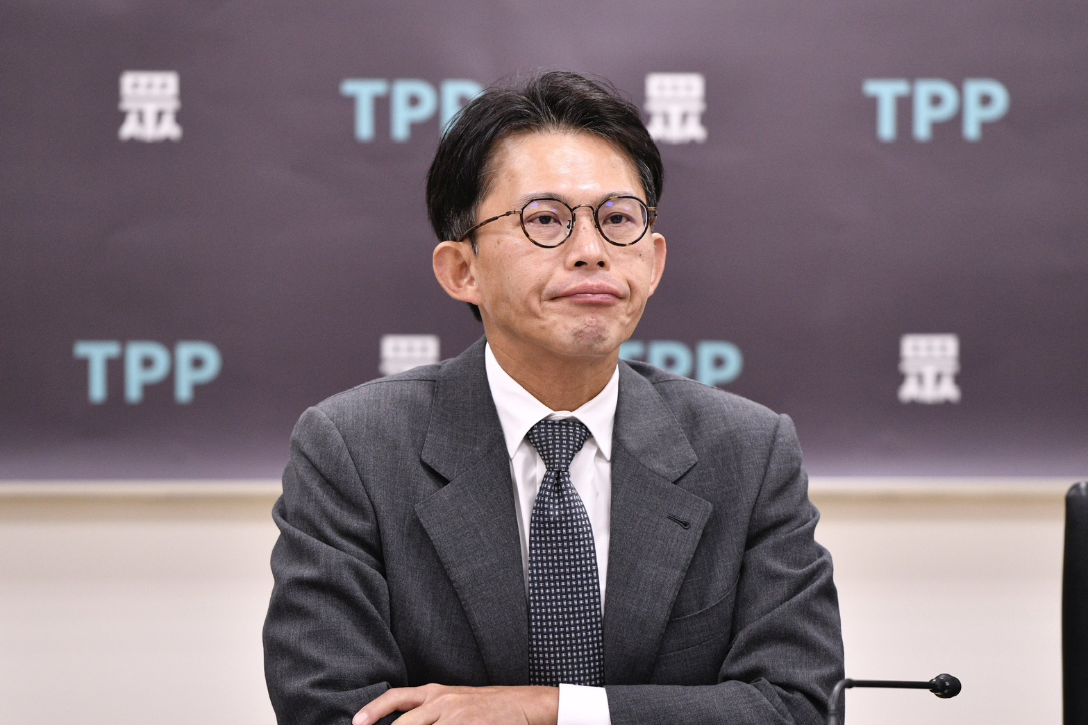 對於鄭麗文擬徵召李四川角逐新北市長，黃國昌今日表示，「國民黨的民主程序，我們都尊重，沒有其他評論」。（鏡報李智為）