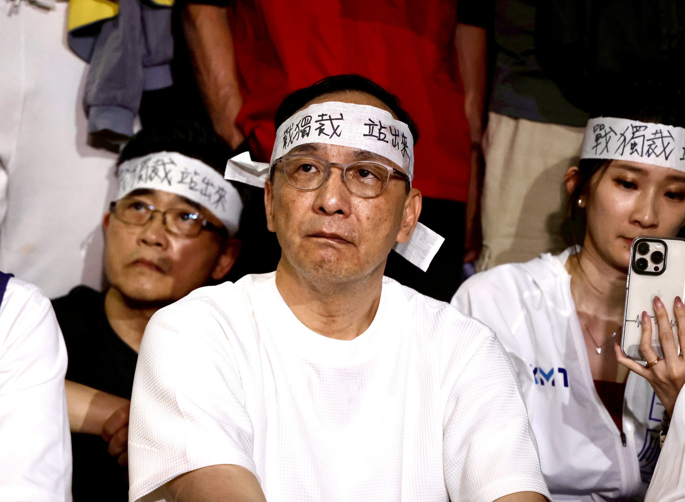 朱立倫今晚號召支持者26日上凱道抗議。