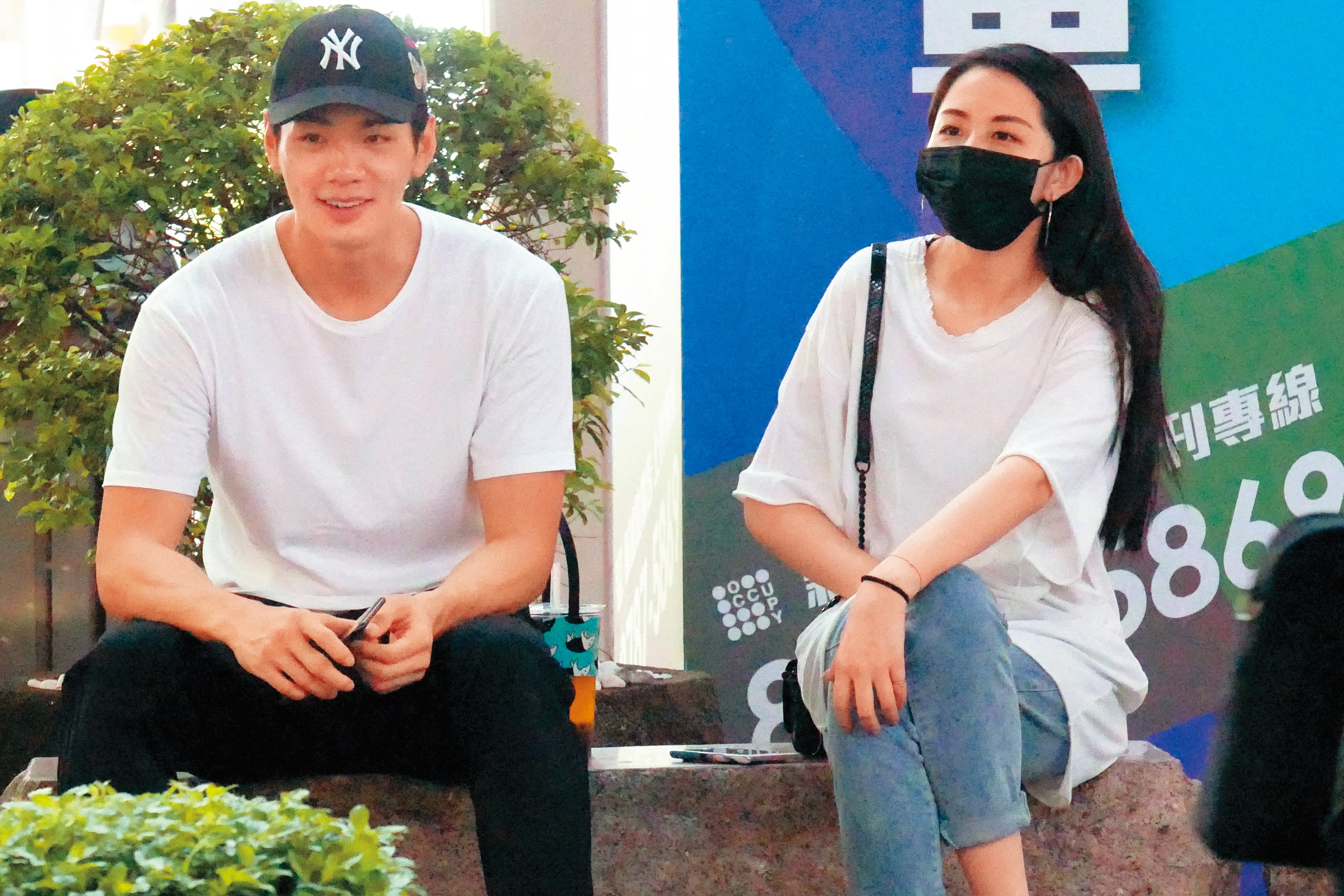 禾浩辰（左）兩年前被拍到和吳品潔（右）約會後沒多久就認愛。