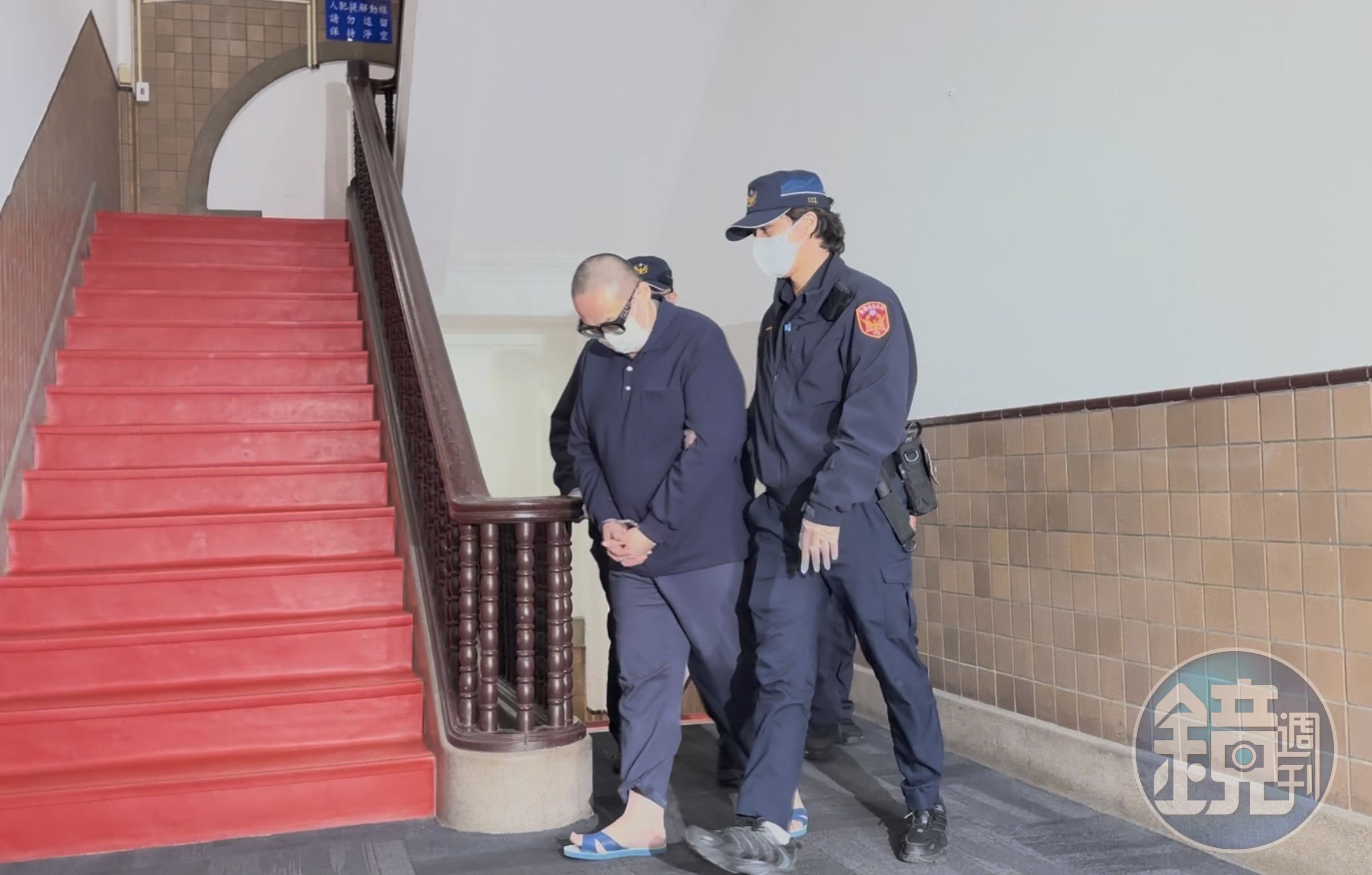 民進黨民主學院前副主任邱世元涉共諜案至高院出庭。