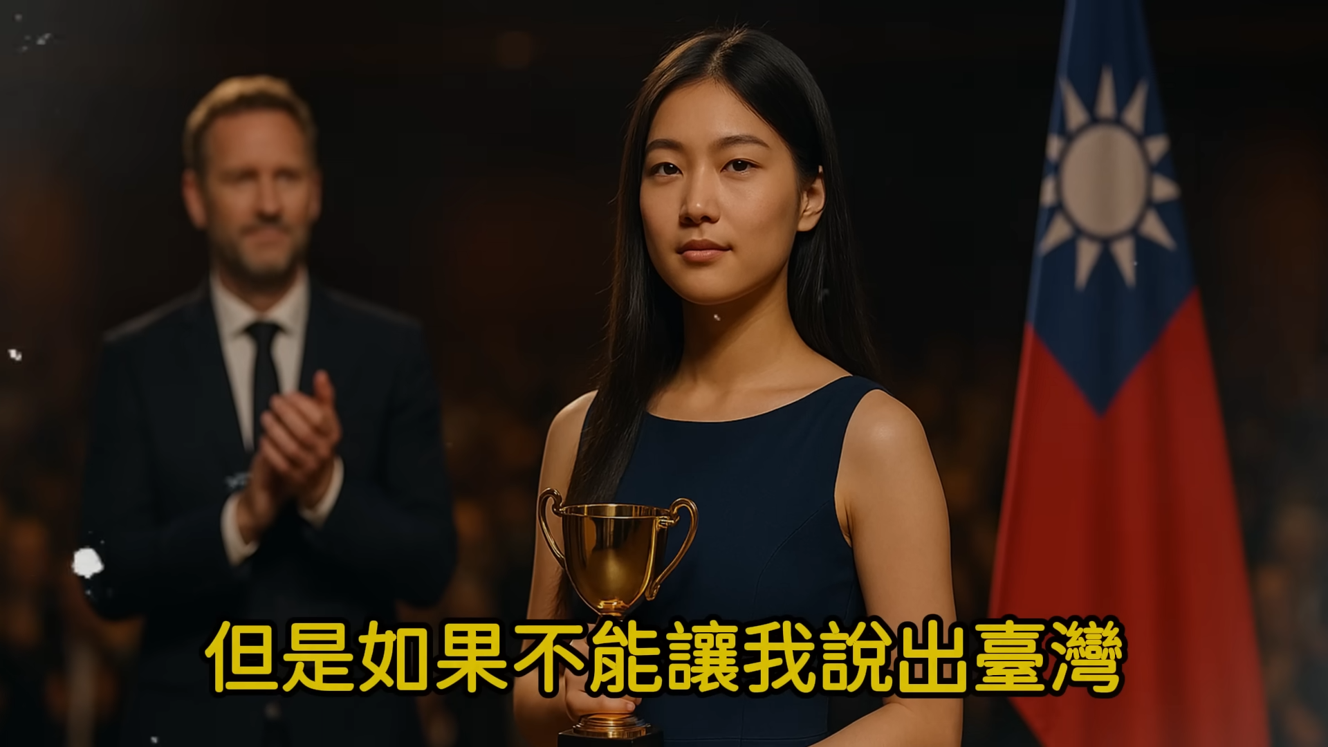 也有網友指出，影片封面疑似是AI生成。（翻攝自YouTube頻道）