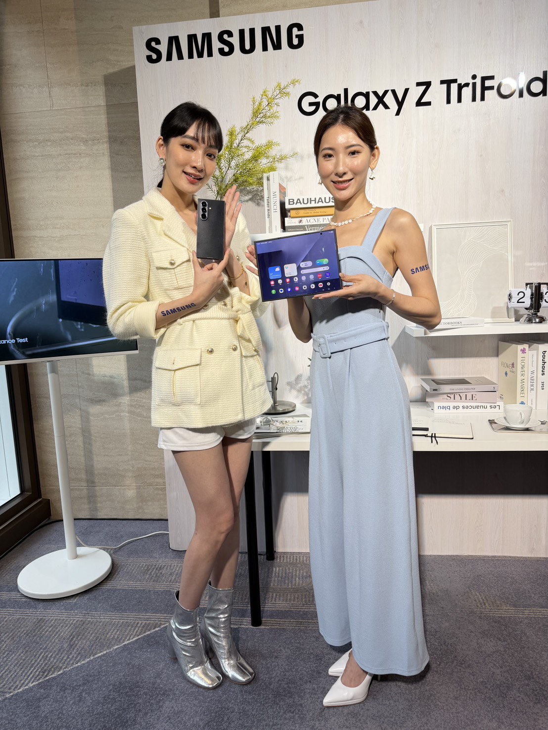 三星三摺疊旗艦Galaxy Z TriFold。