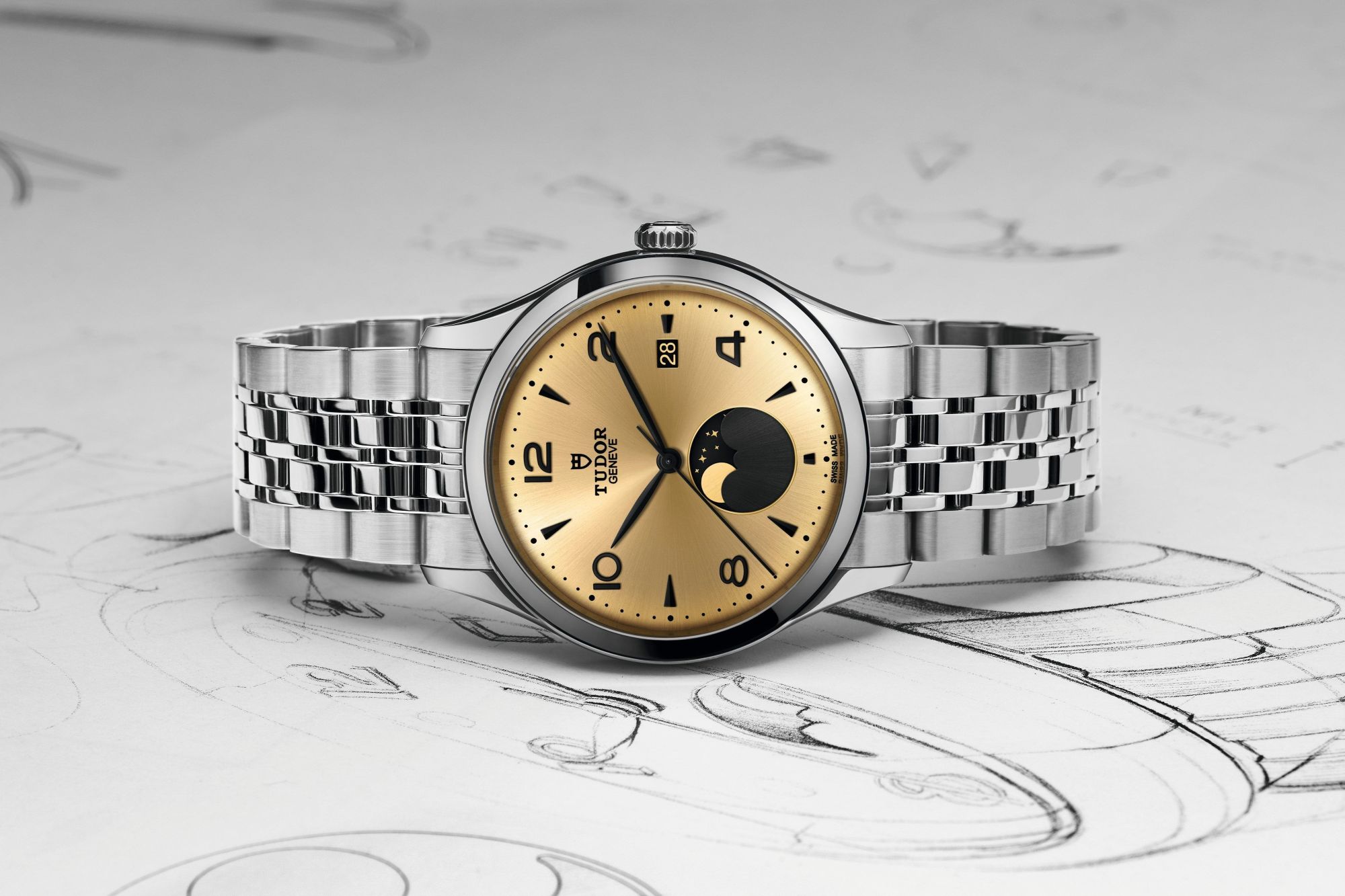 新錶2025／務實工藝的詩意轉身！TUDOR 1926 Luna的月相呢喃