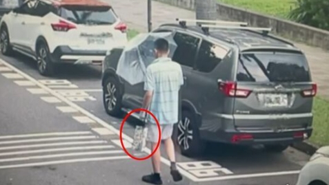 在陽明交通大學任教的43歲美籍林姓教授,涉嫌持藍波刀砍殺48歲紀姓連襟致死。而其犯案前的詭異行經隨之曝光。(翻攝畫面)