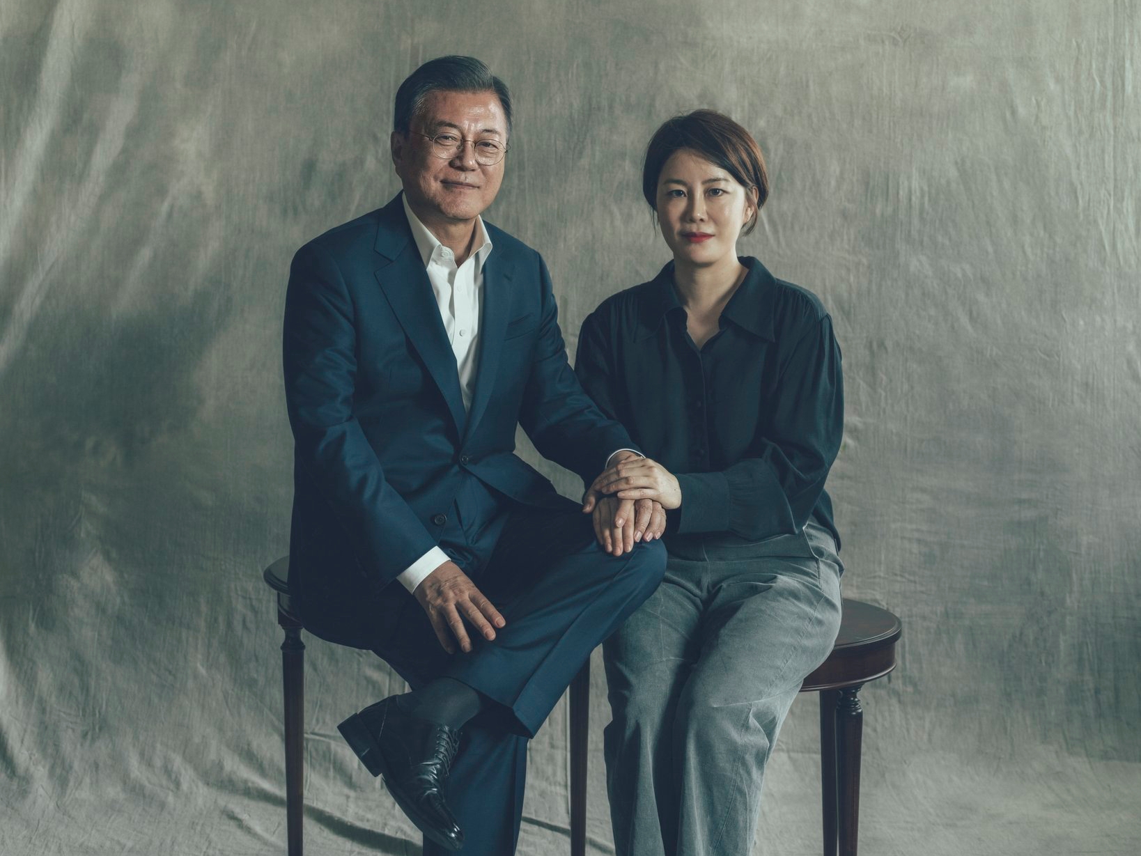 南韓前總統文在寅（左）的女兒文多惠（右）5日凌晨酒駕被逮，遭立案調查。（翻攝自@seulha_e Ｘ）