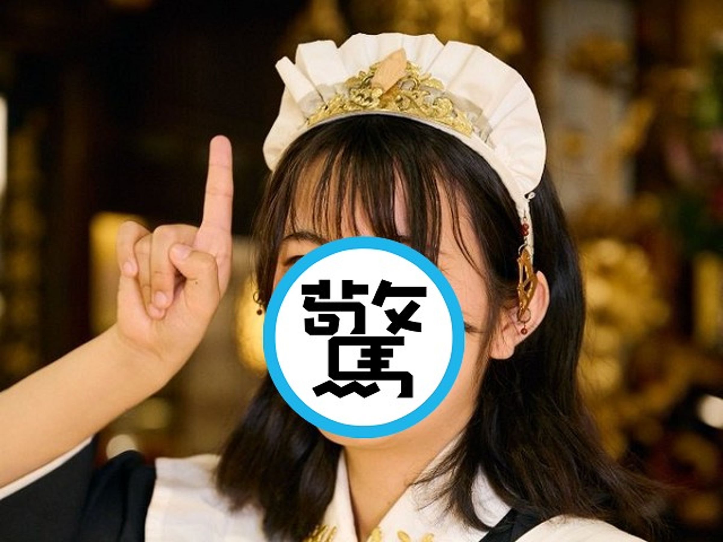新一代佛系正妹登場！京都古寺迎來「新女僕」，網驚：果真空即是色。（翻自X平台）