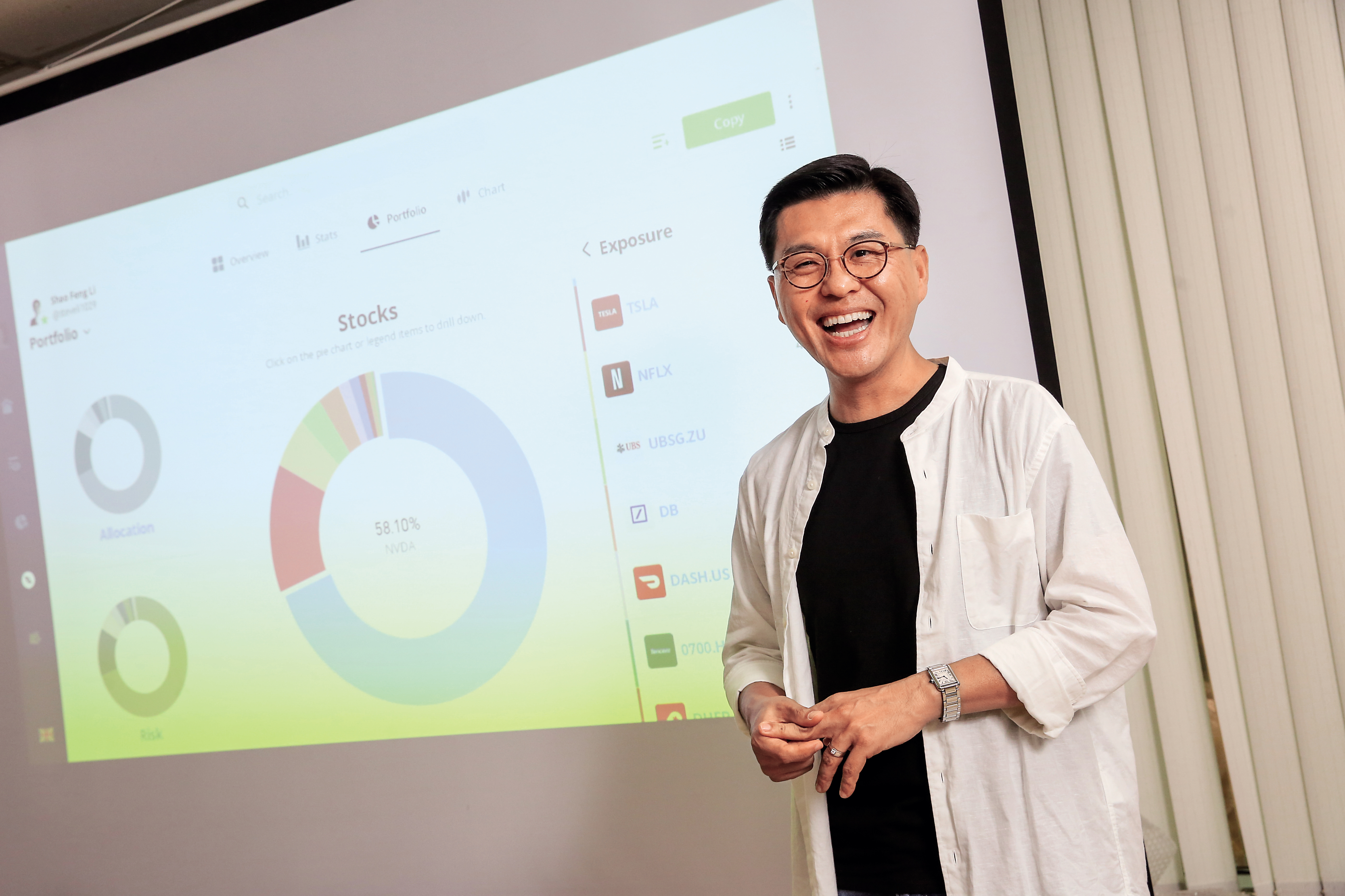 李紹鋒7成部位長抱股債平衡型美股ETF，用懶人投資術穩賺8至12％報酬。