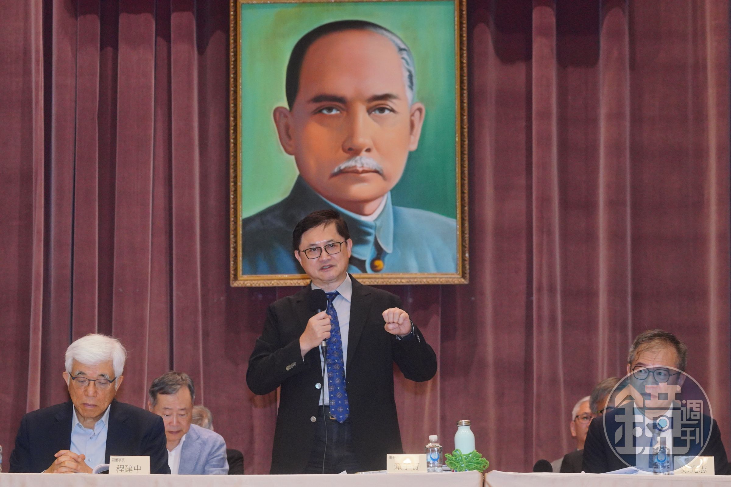台股驚驚漲，和碩集團董事長童子賢也正面以待。