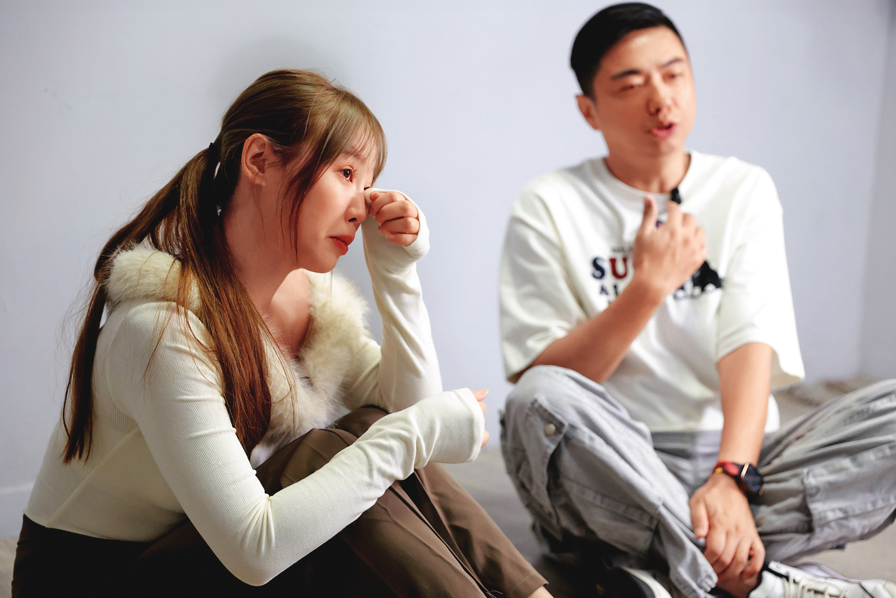 熊爸跟咪妃聊到害怕老犬生病，怕牠有離開的一天。