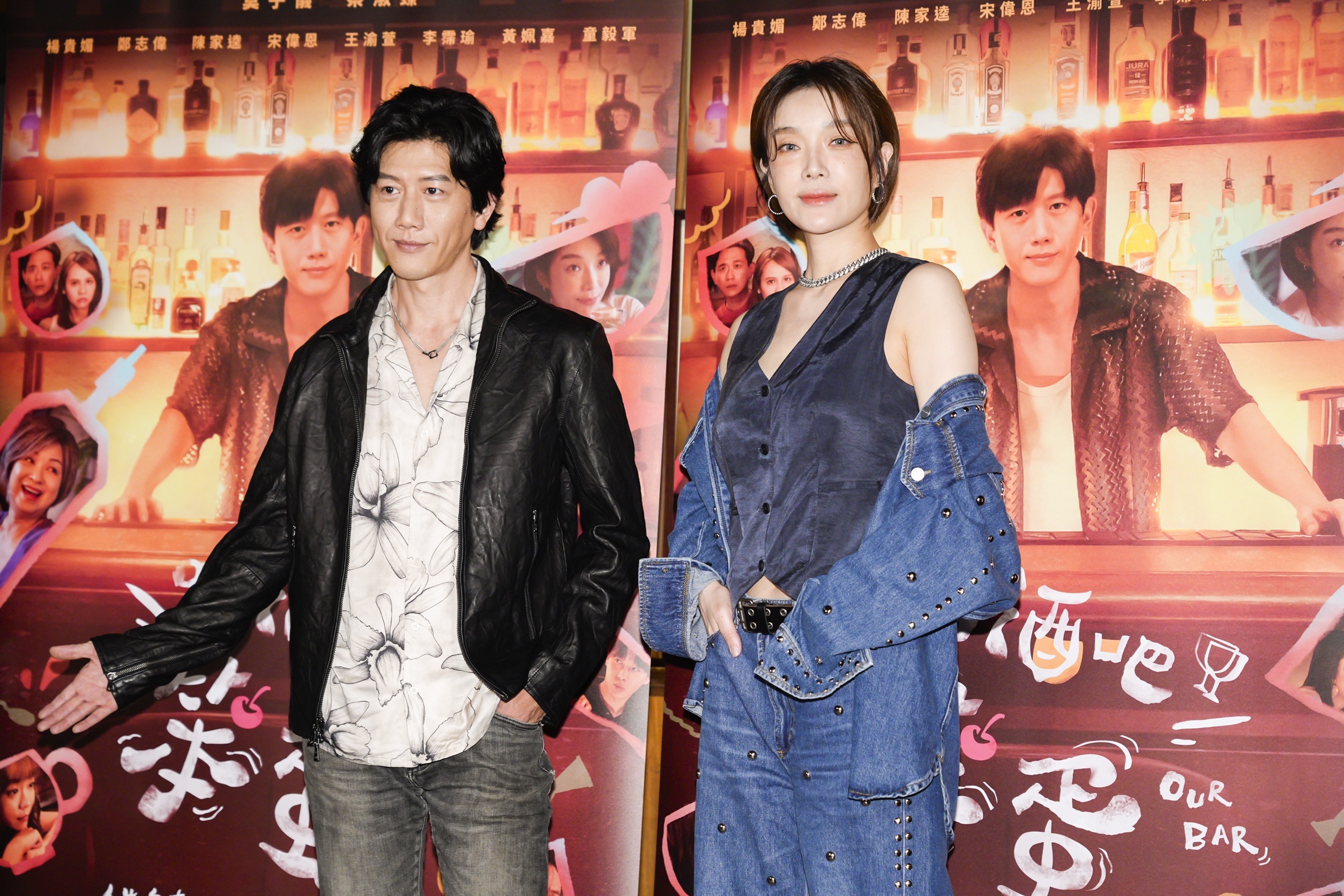 莫子儀第一次和蔡淑臻合作，默契絕佳。