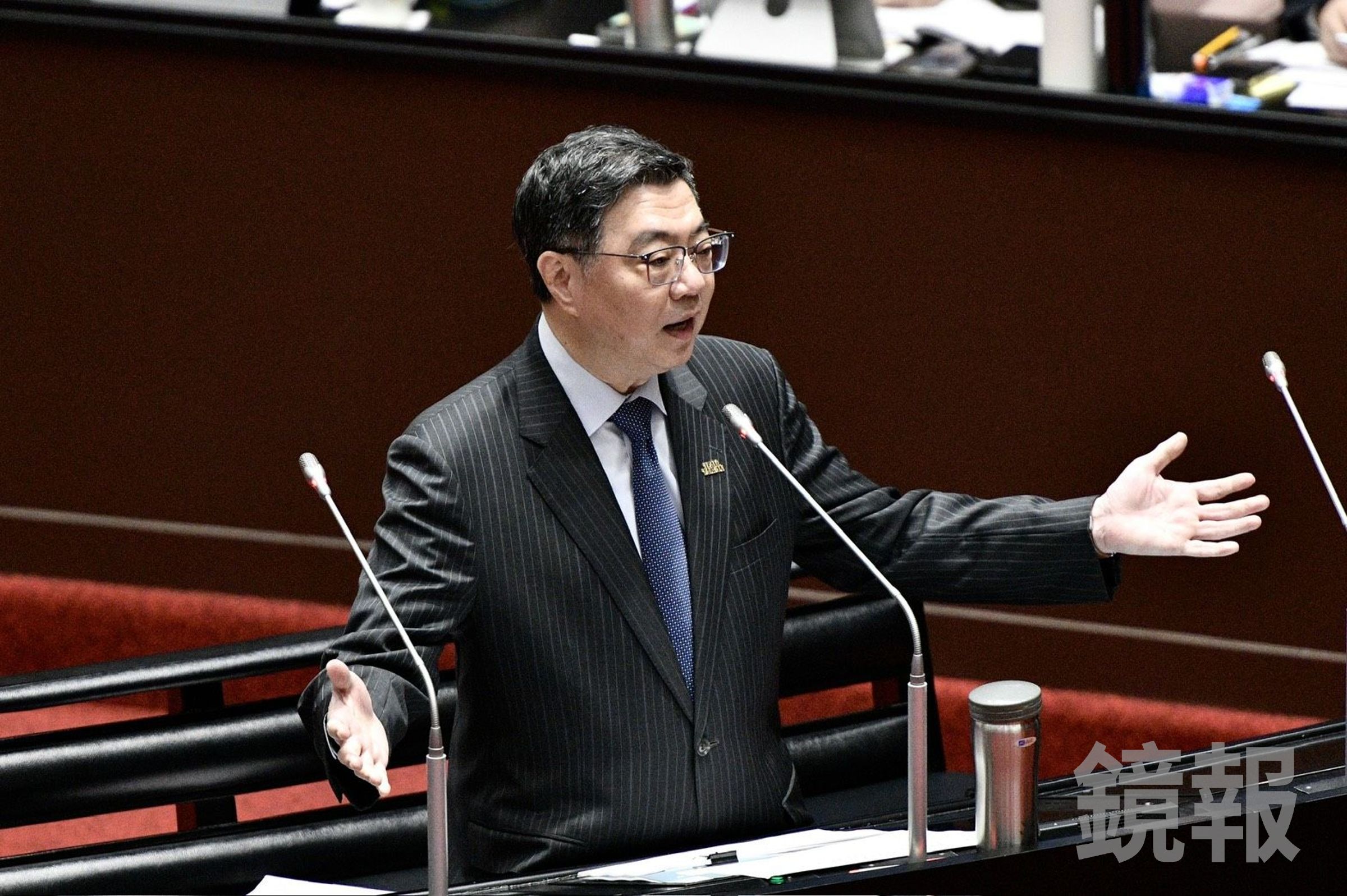 行政院長卓榮泰去年底宣布不副署《財政收支劃分法》。（鏡報李智為攝）