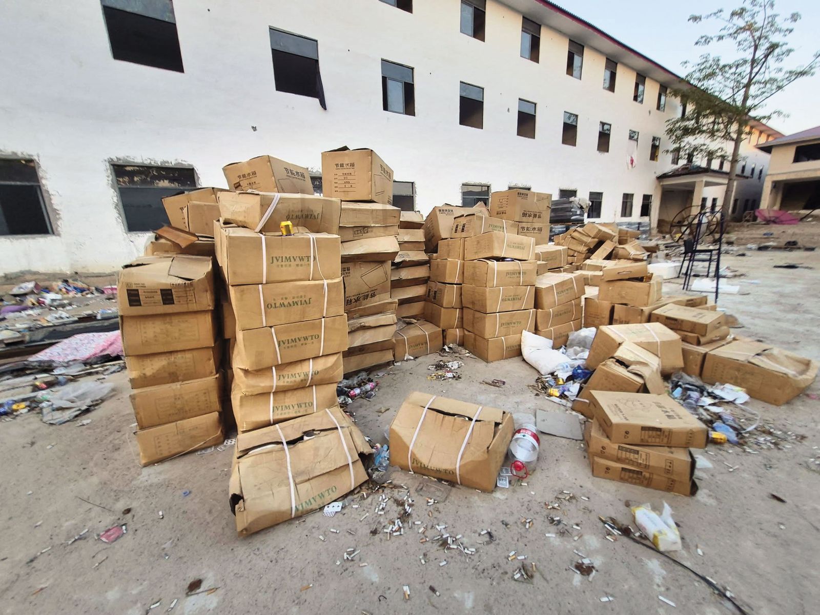 太子集團在柬埔寨至少建立10個詐騙園區，並分區分樓管理，用各種話術詐騙全球民眾。（翻攝新北市議員林秉宥臉書）