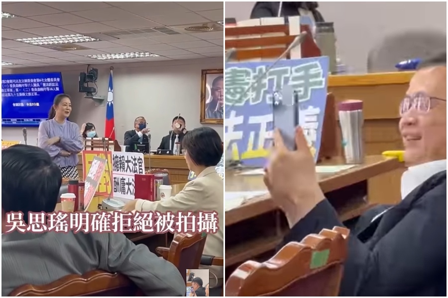 吳思瑤指控羅智強偷拍，痛罵羅根本是「政治癡漢」！（翻攝自吳思瑤臉書）
