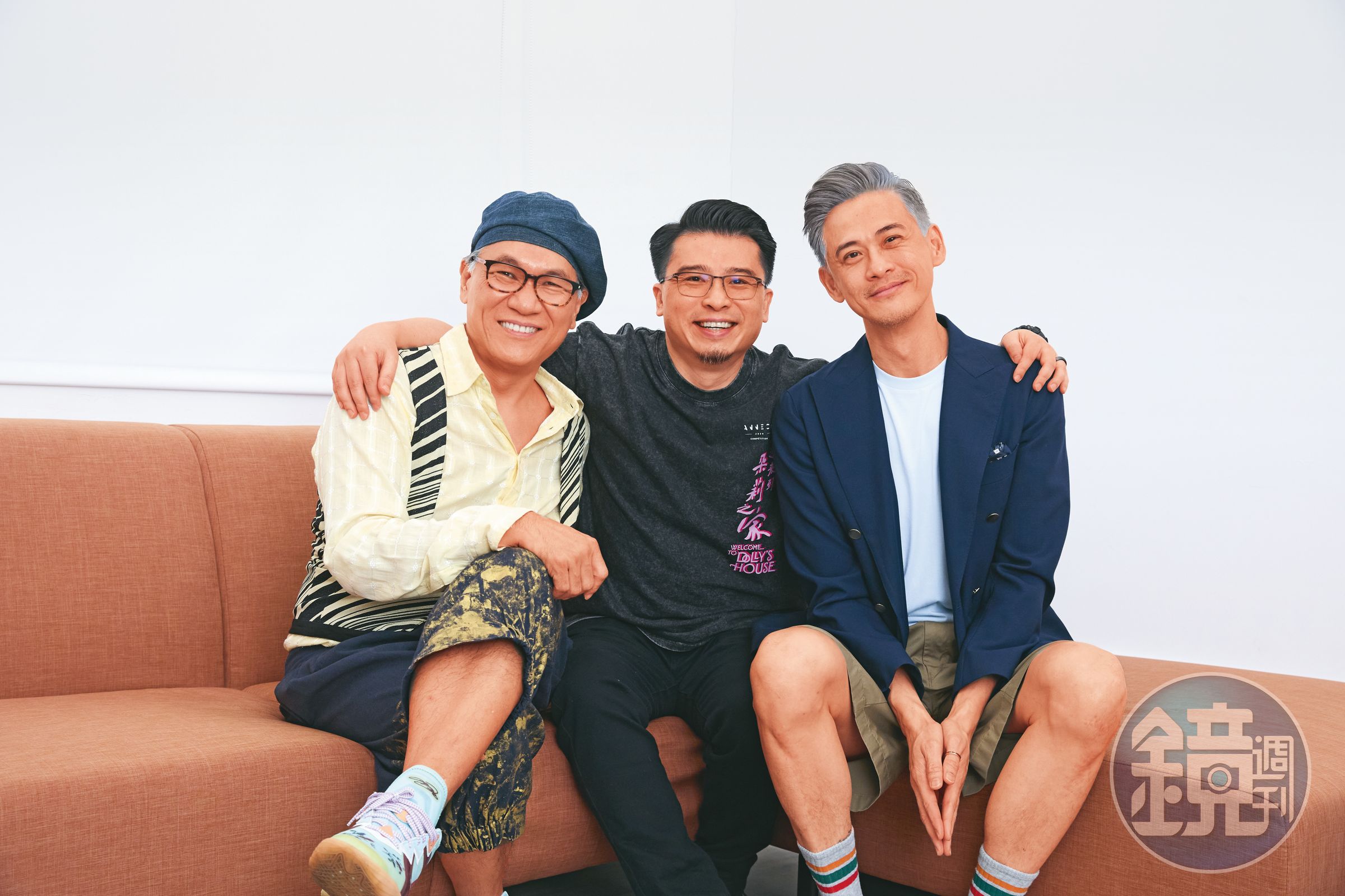製片人周益弘(右起)、動畫製片人陳映彤與導演傅睿邨是奇幻動畫電影《歡迎來到朵莉之家》的重要推手。