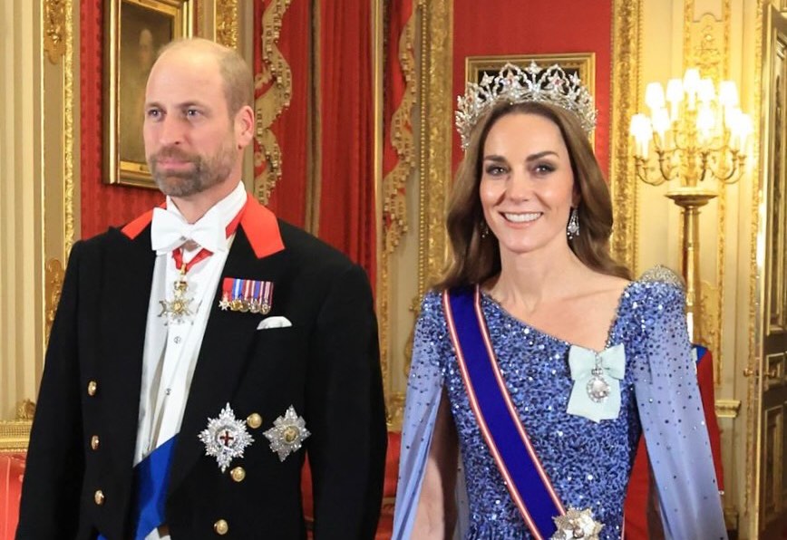 威廉王子和妻子凱特王妃，在英國王室和全球擁有影響力。（翻攝princeandprincessofwales IG）