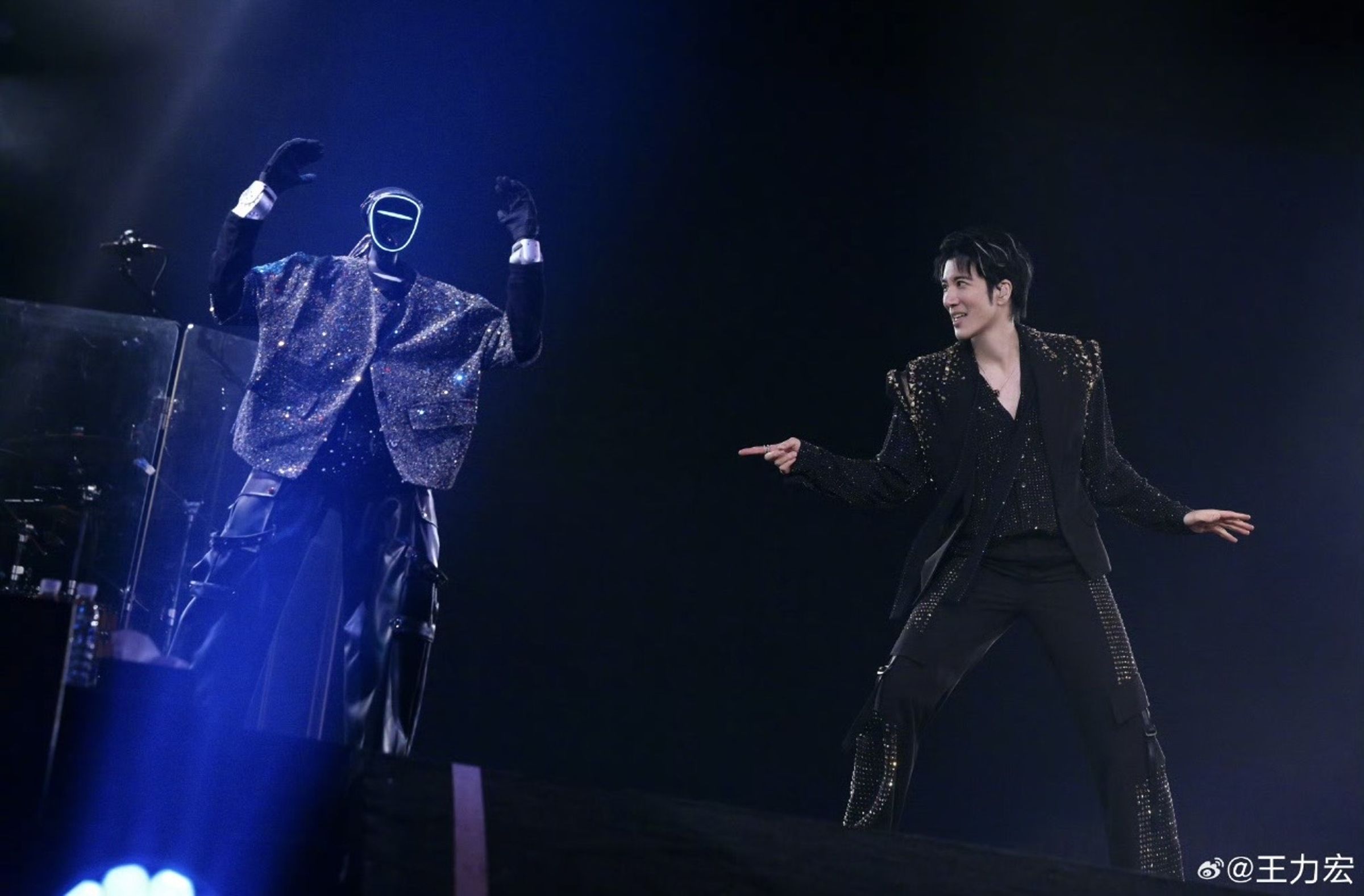 王力宏近期忙著演唱會巡演。（圖／翻攝自王力宏微博）