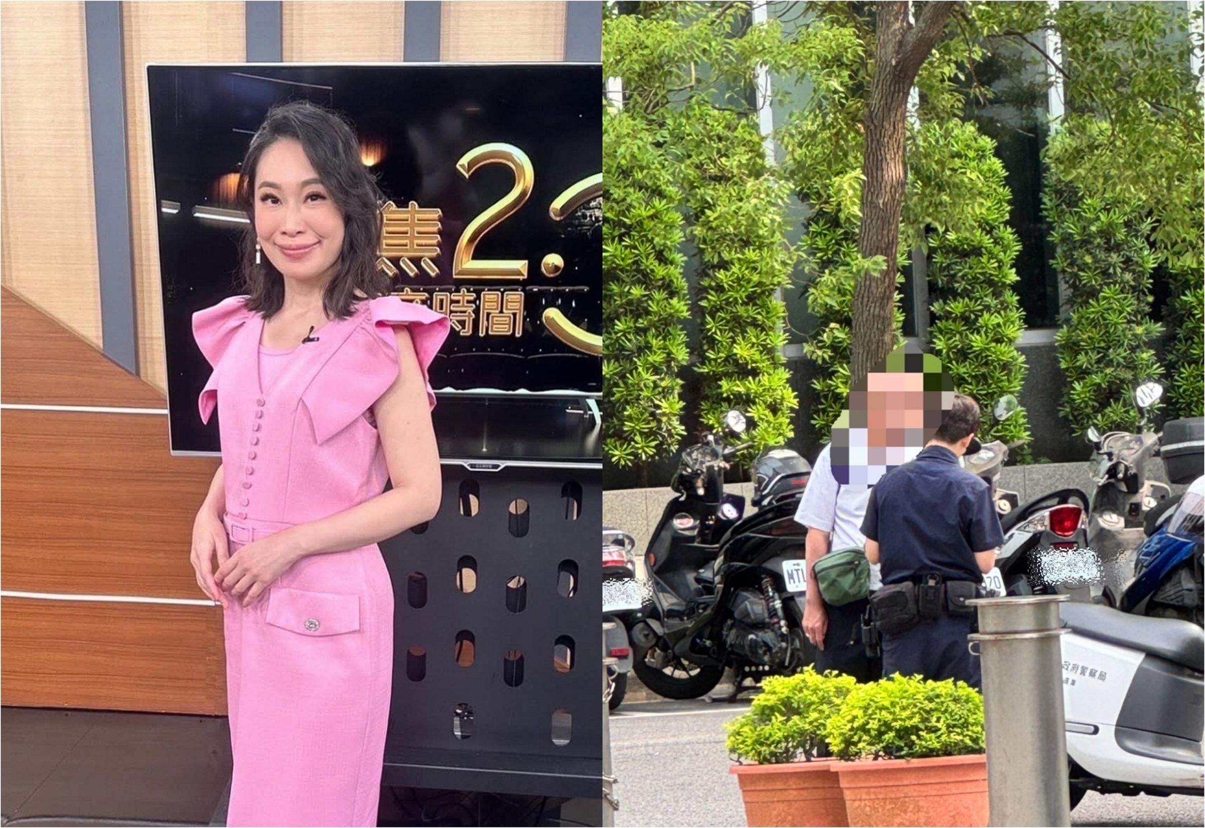 主播高文音發文曝自己下班遭埋伏,對方差點攻擊到她,嚇得她趕緊尖叫逃跑。(翻攝自高文音Instagram/臉書)