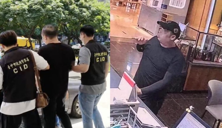 攻擊矢板明夫的33歲中國籍男子廖港發身分遭起底。(翻攝畫面)