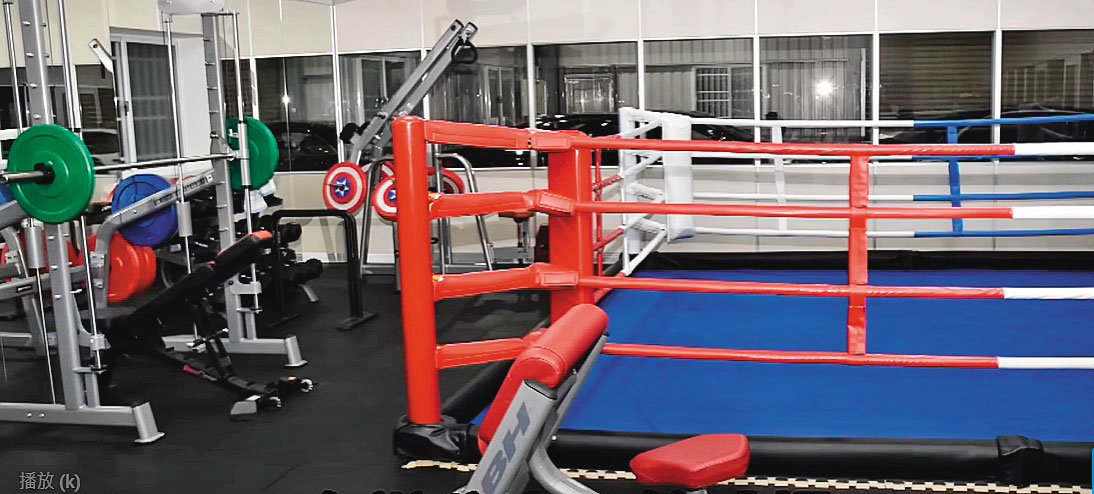 陳政谷的打手培訓基地布滿監視器，且設有格鬥擂台，招攬更生人加入。（資料照片）