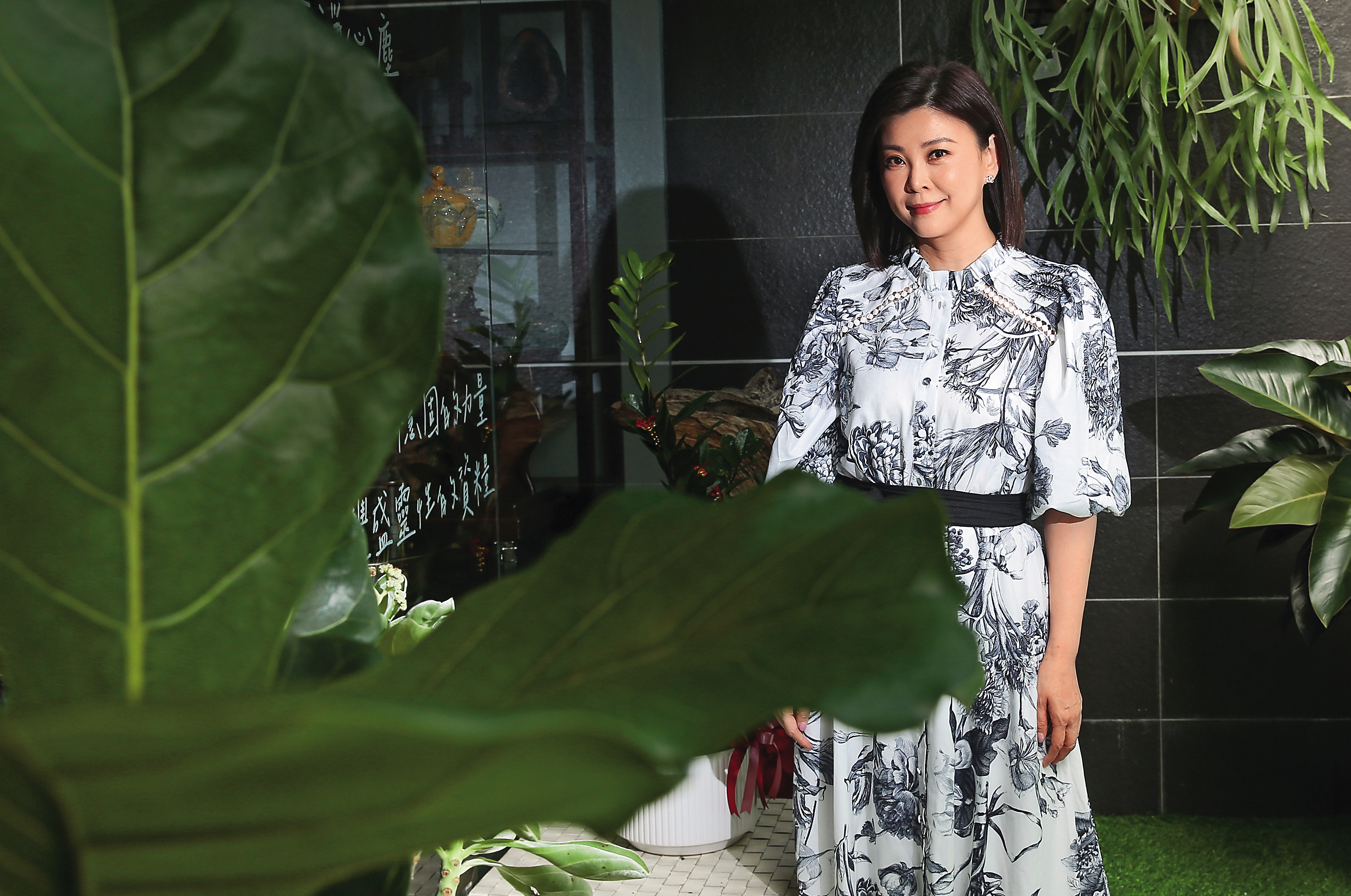 方馨說自己沒有進取心，8點檔各種劇情演多了，覺得日子平平穩穩過最好，就算有點鴕鳥心態，她也知足惜福。