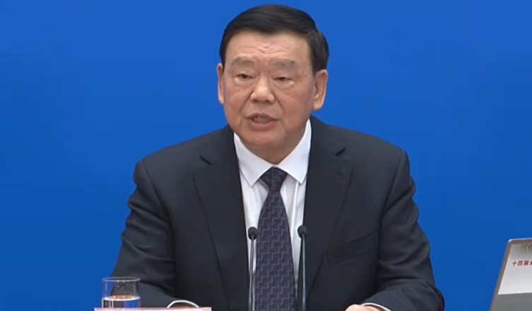 中國人大新聞發言人婁勤儉指出，美國議員訪問台灣是「粗暴干涉中國內政」。（翻攝自微博@中國青年報）