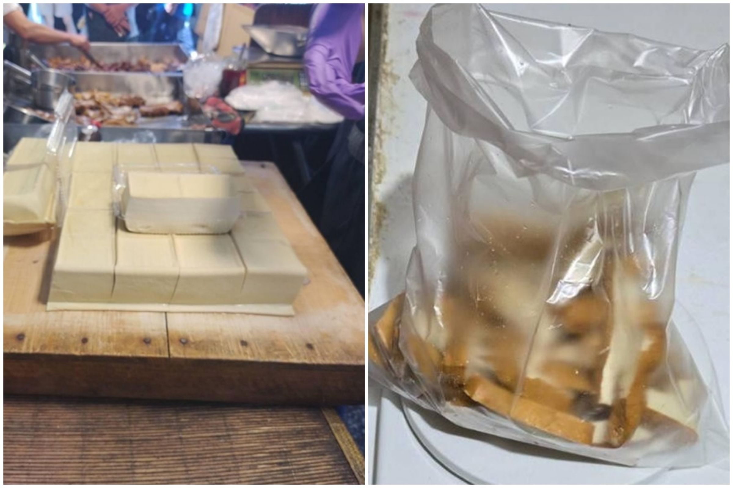 北市衛生局公布市售豆製品、豆漿抽驗結果,查出7件商品不合格。(北市衛生局提供)