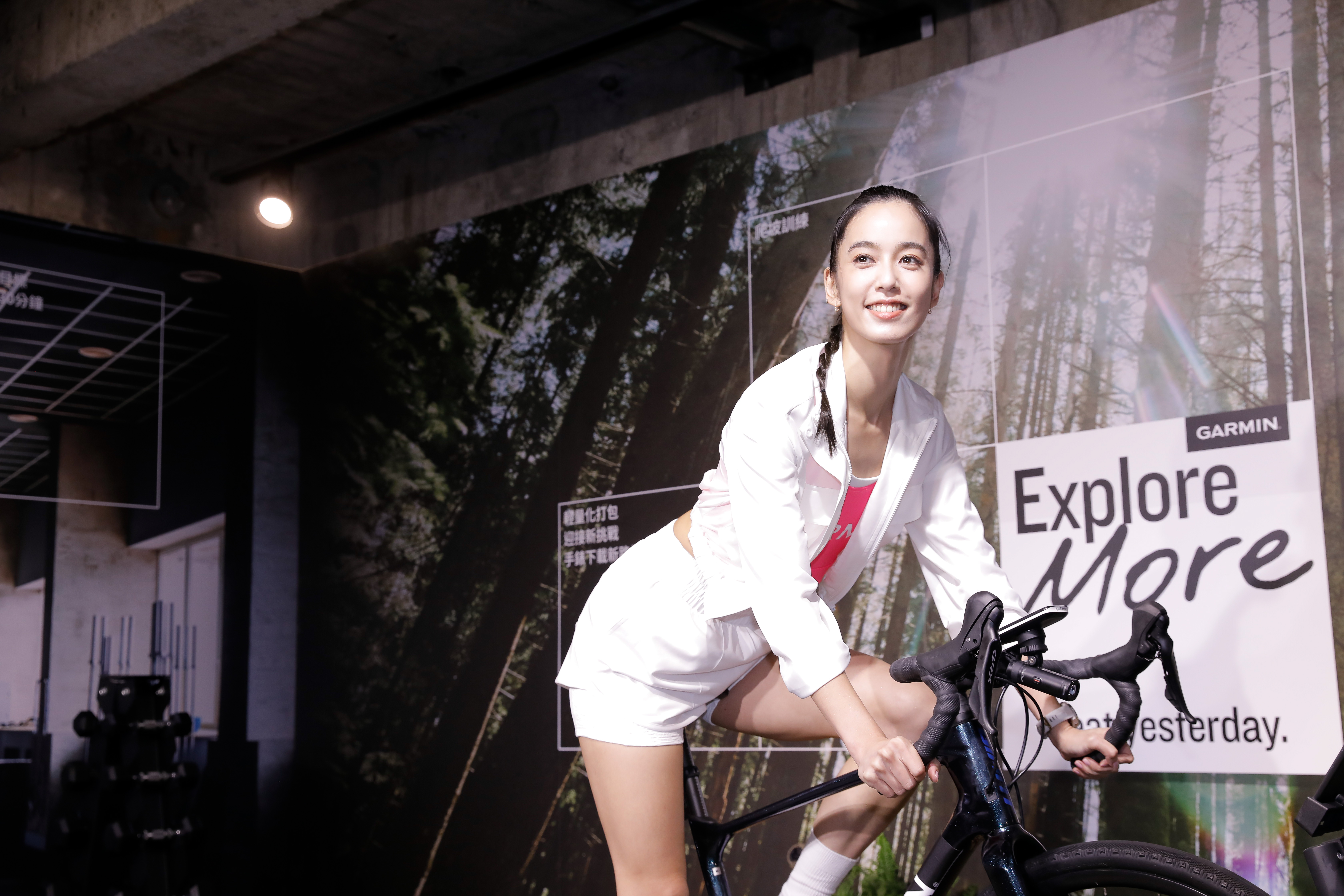 陳庭妮熱愛運動，受邀擔任運動手錶品牌大使。